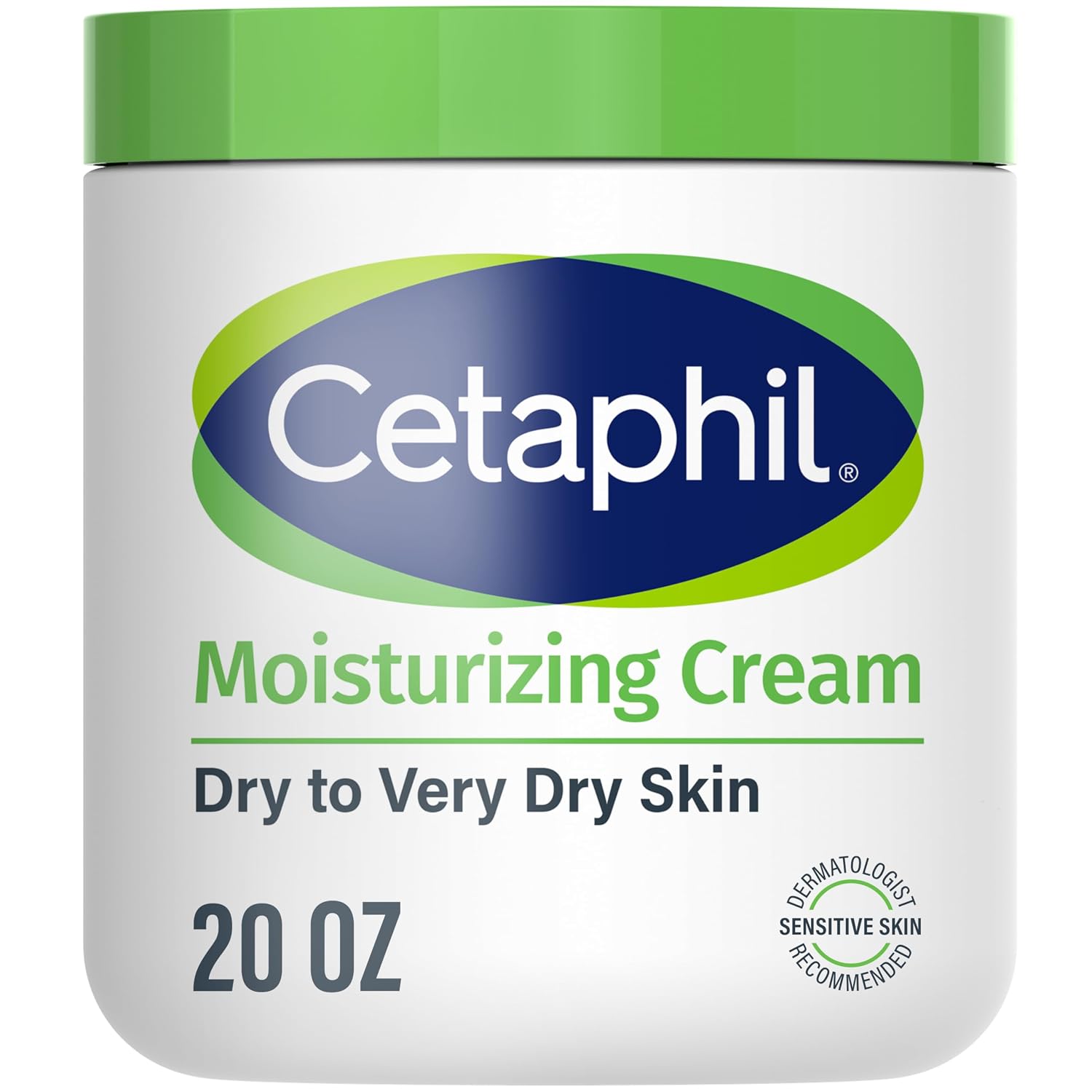 CREMA HIDRATANTE CETAPHIL PARA ROSTRO Y CUERPO PIEL SECA SENSIBLE 20OZ - 1