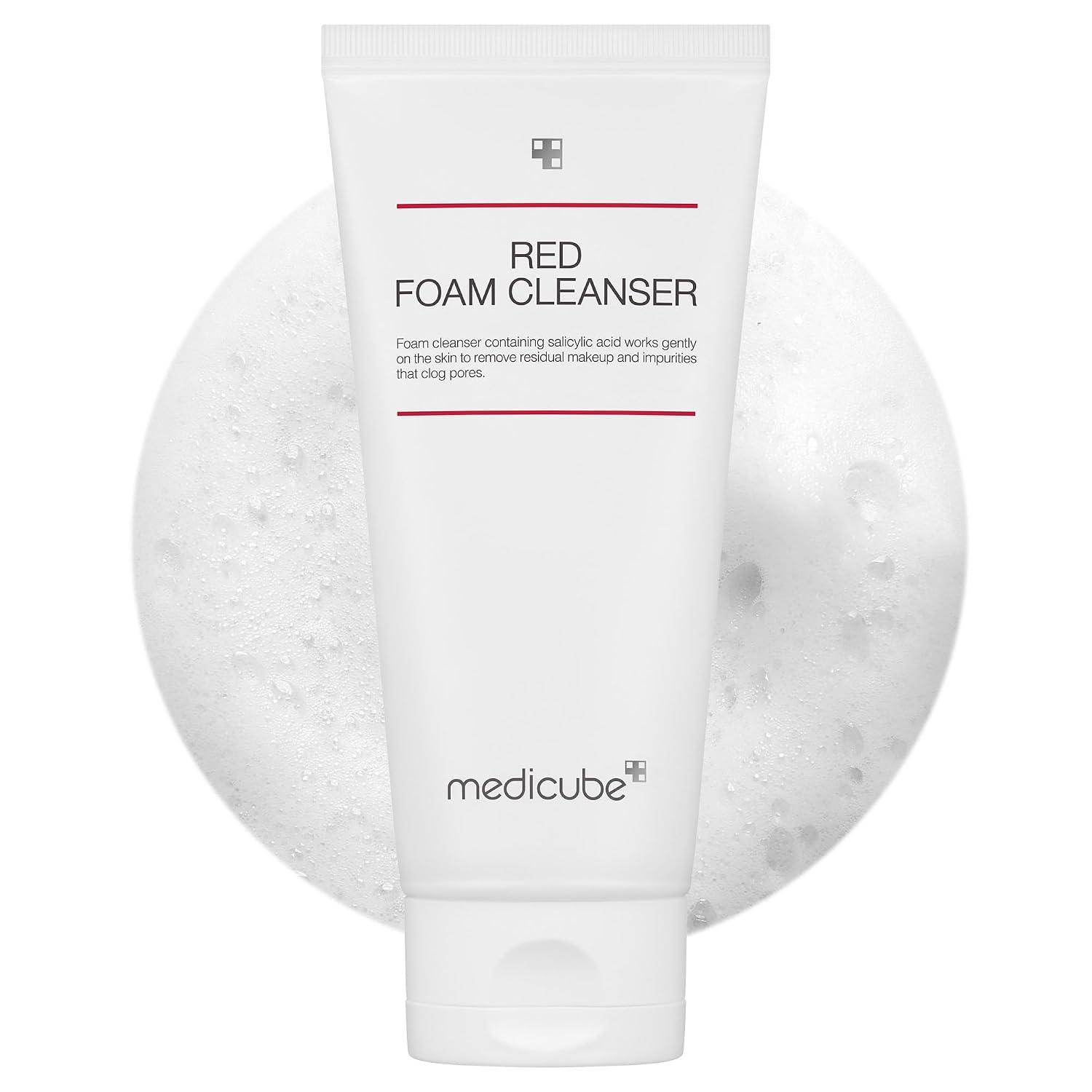 LIMPIADOR FACIAL MEDICUBE RED FOAM CLEANSER 4.05 OZ - 1