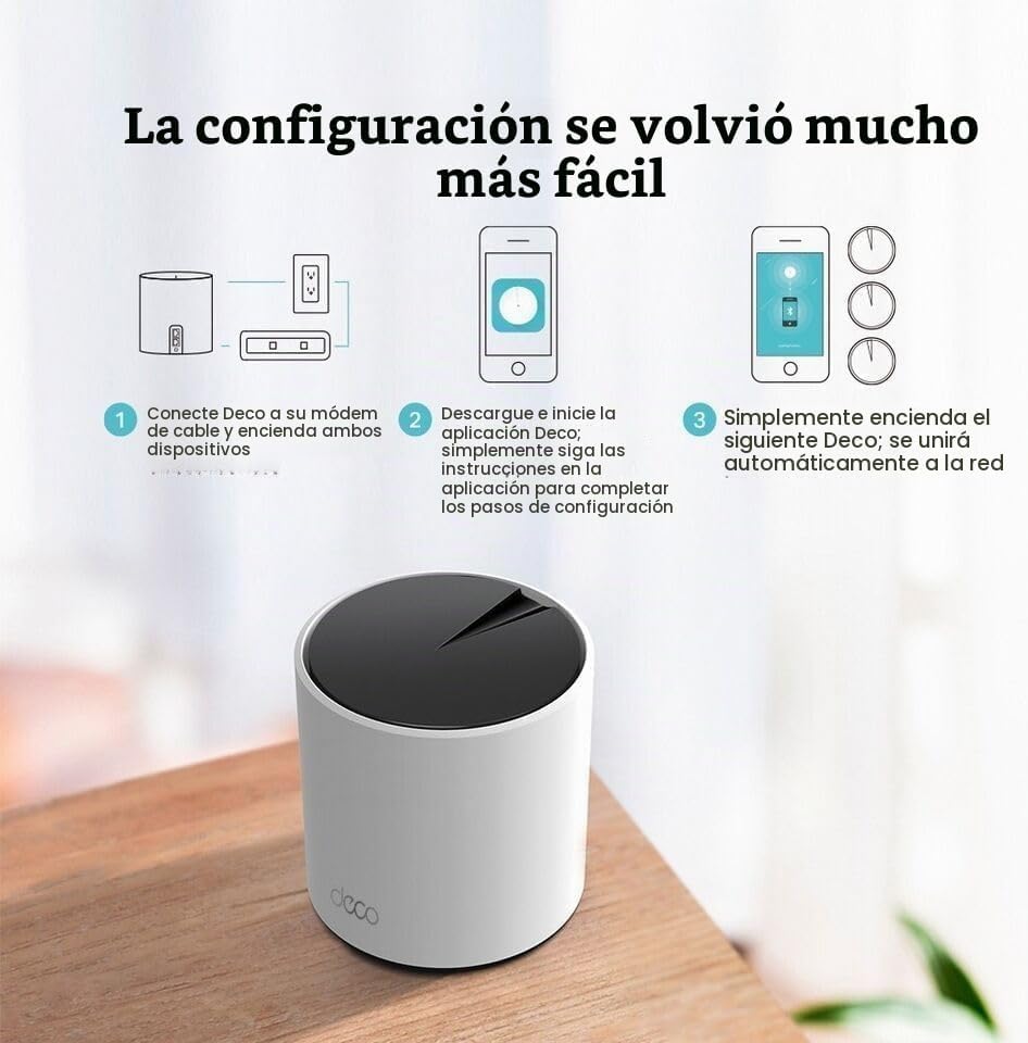 ROUTER TP-LINK DECO X25 AX1800 WI-FI 6 MESH, 3 UNIDADES - 3