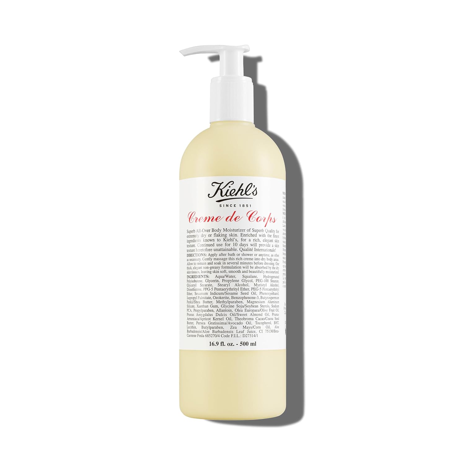LOCIÓN CORPORAL KIEHL'S CREME DE CORPS CON MANTECA DE CACAO - 1