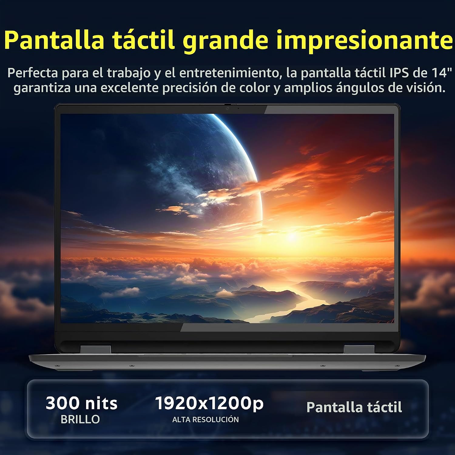 LAPTOP 2 EN 1 LENOVO FLEX 5I CHROMEBOOK PLUS 14' WUXGA TÁCTIL INTEL CORE I5-1334U 8GB 256GB SSD GRIS - 4