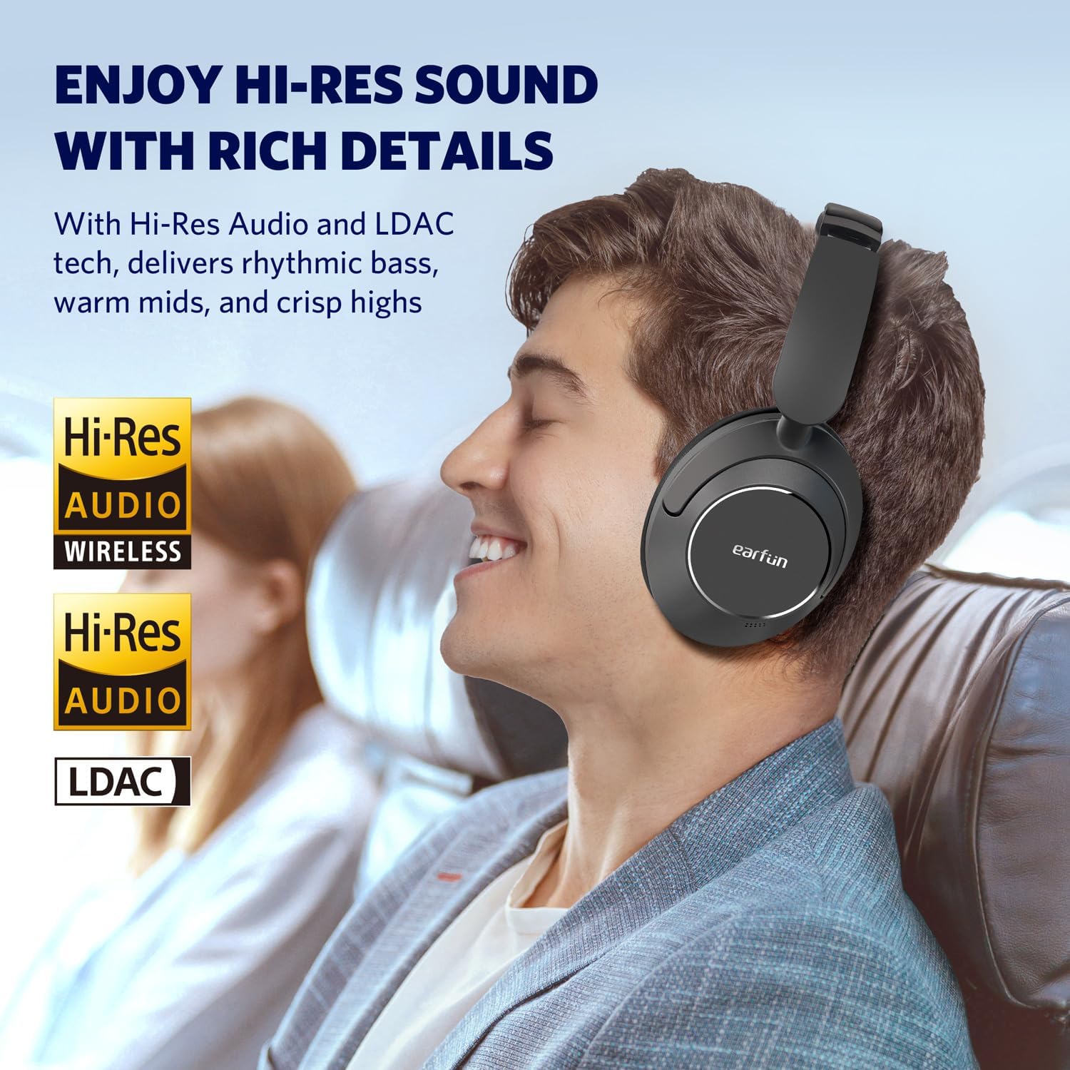 AUDÍFONOS EARFUN WAVE PRO OVER-EAR CON CANCELACIÓN DE RUIDO ACTIVA Y AUDIO HI-RES LDAC - 3