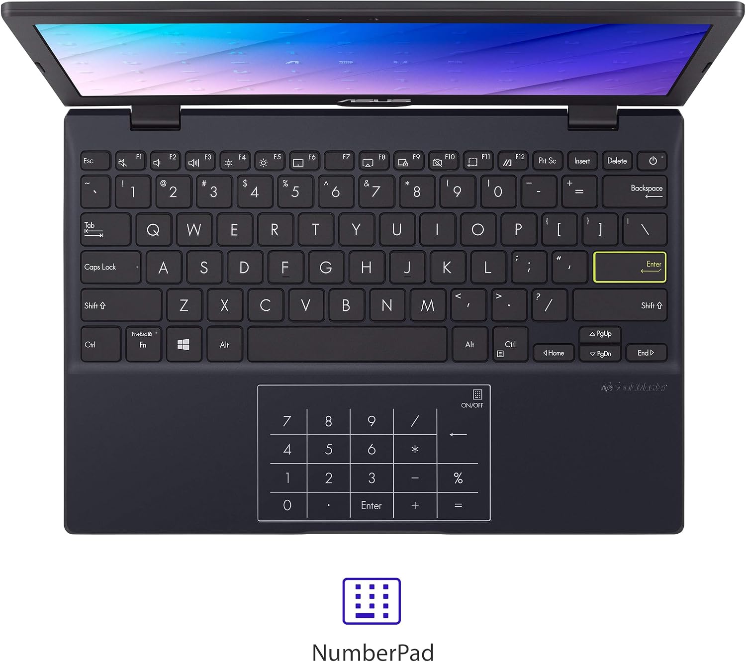 LAPTOP ASUS NOTEBOOK E210 11.6' INTEL CELERON N4020 4GB RAM 64GB EMMC NEGRO - 3