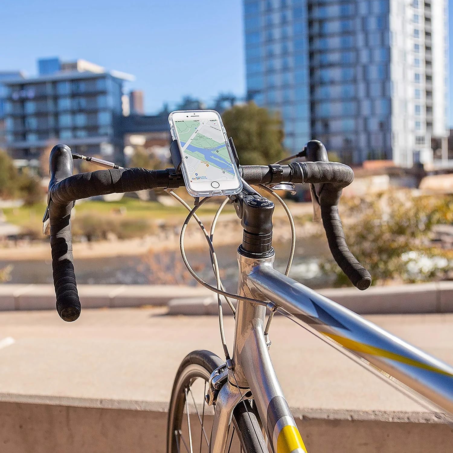 SOPORTE UNIVERSAL PARA CELULAR NITE IZE SQUEEZE ROTATING PARA BICICLETA CON ROTACIÓN 360° - 3