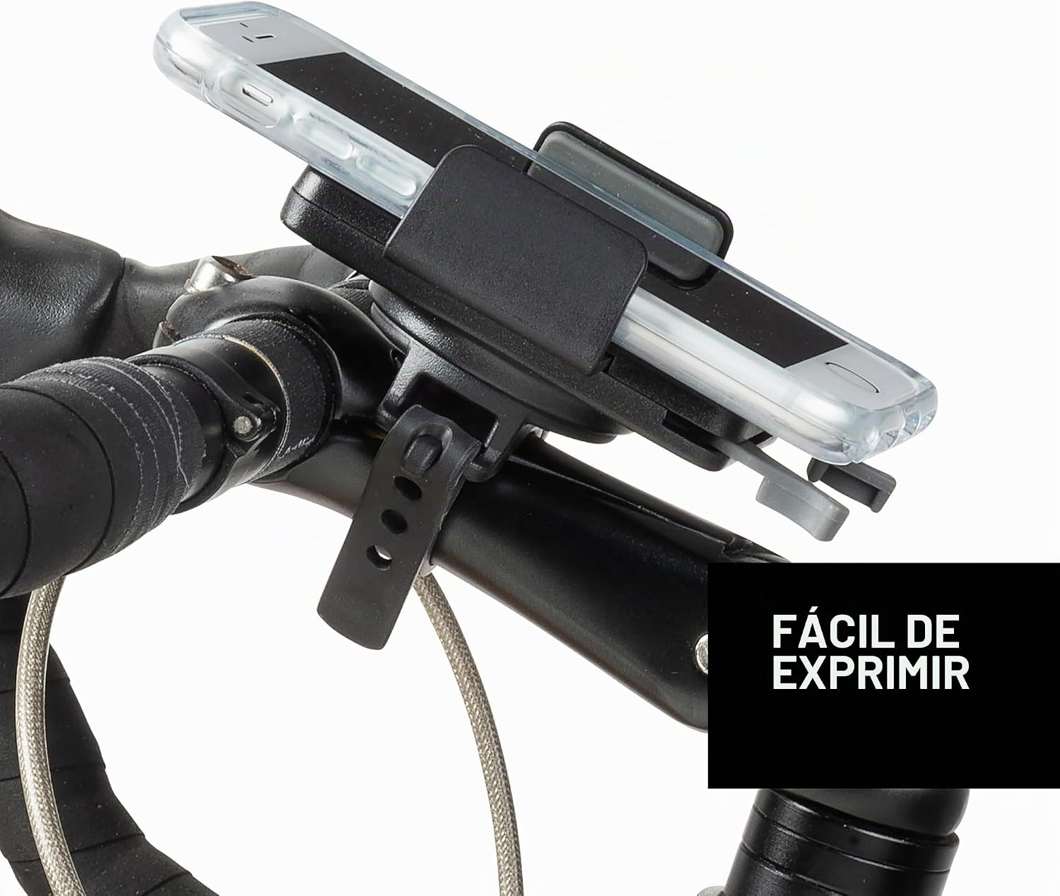 SOPORTE UNIVERSAL PARA CELULAR NITE IZE SQUEEZE ROTATING PARA BICICLETA CON ROTACIÓN 360° - 4