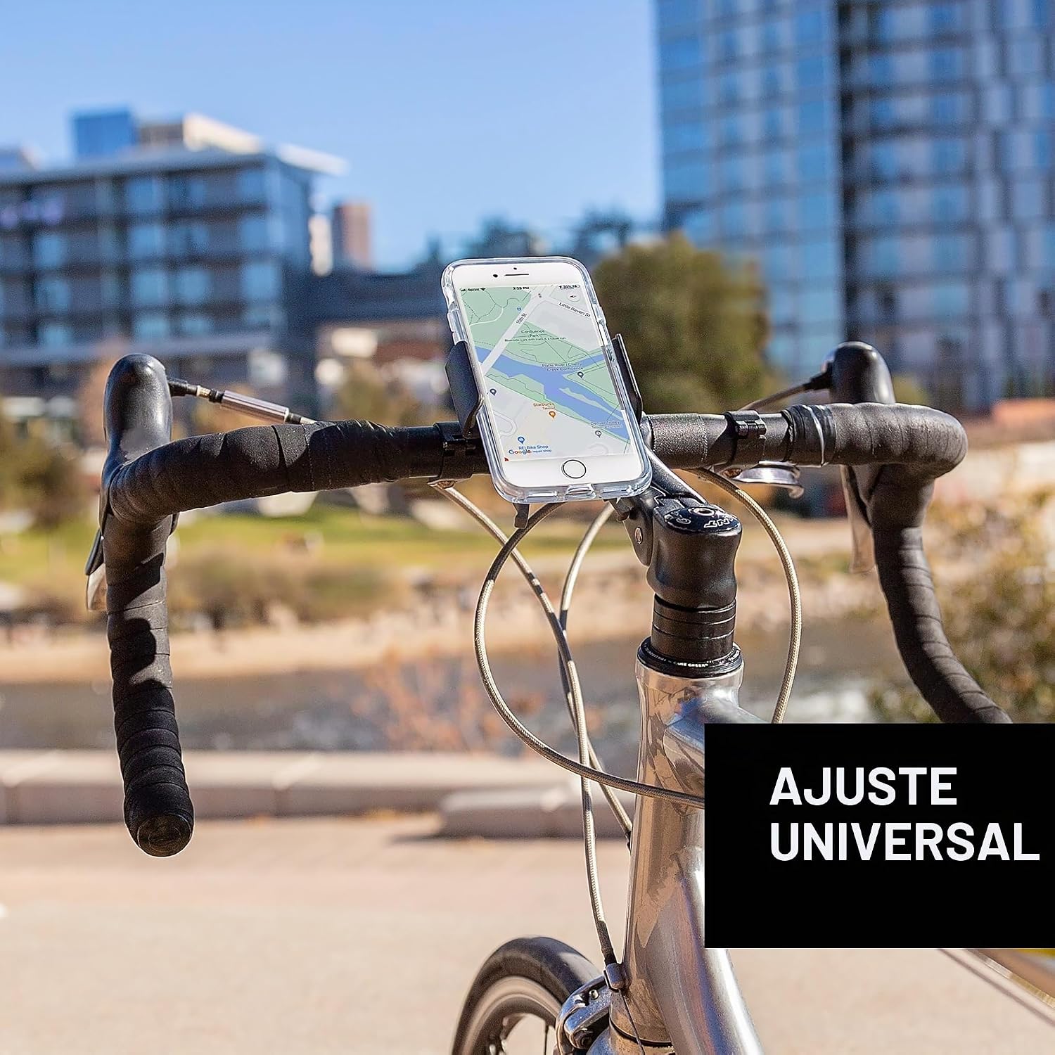 SOPORTE UNIVERSAL PARA CELULAR NITE IZE SQUEEZE ROTATING PARA BICICLETA CON ROTACIÓN 360° - 5