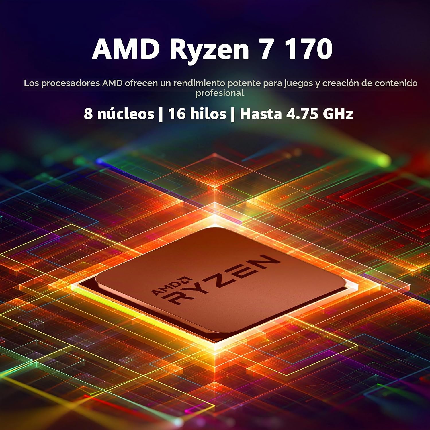 LAPTOP LENOVO IDEAPAD SLIM 3 15.3' AMD RYZEN 7 24GB DDR5 1TB SSD - 4