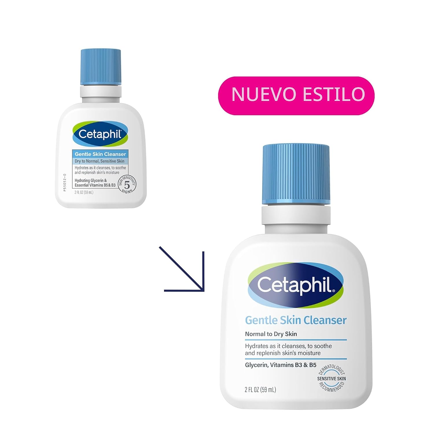 LIMPIADOR FACIAL CETAPHIL GENTLE CLEANSER TAMAÑO VIAJE 2OZ PACK 12 UNIDADES - 2