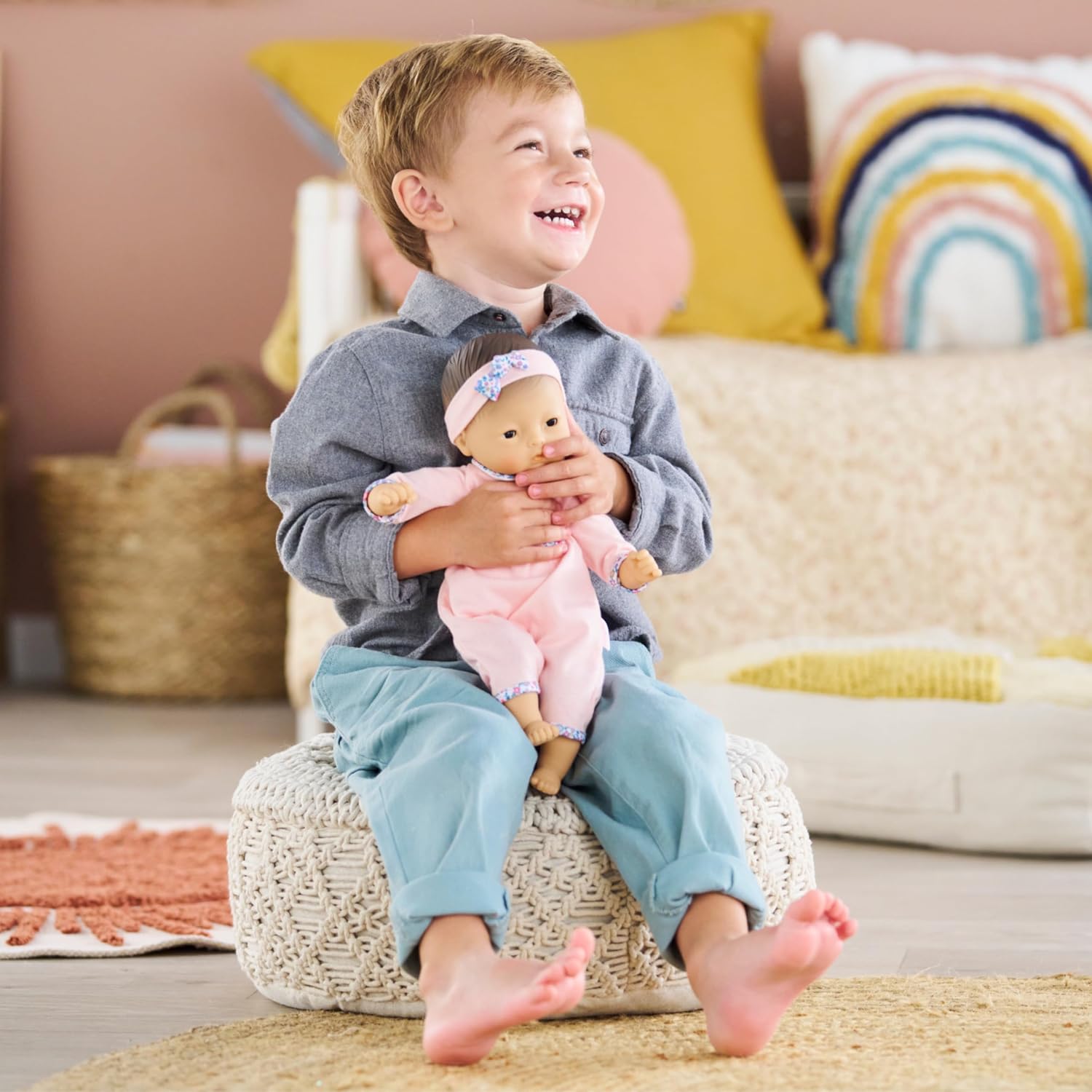 MUÑECA COROLLE BÉBÉ CALIN MILA 30 CM CON AROMA VAINILLA Y OJOS QUE CIERRAN - 5