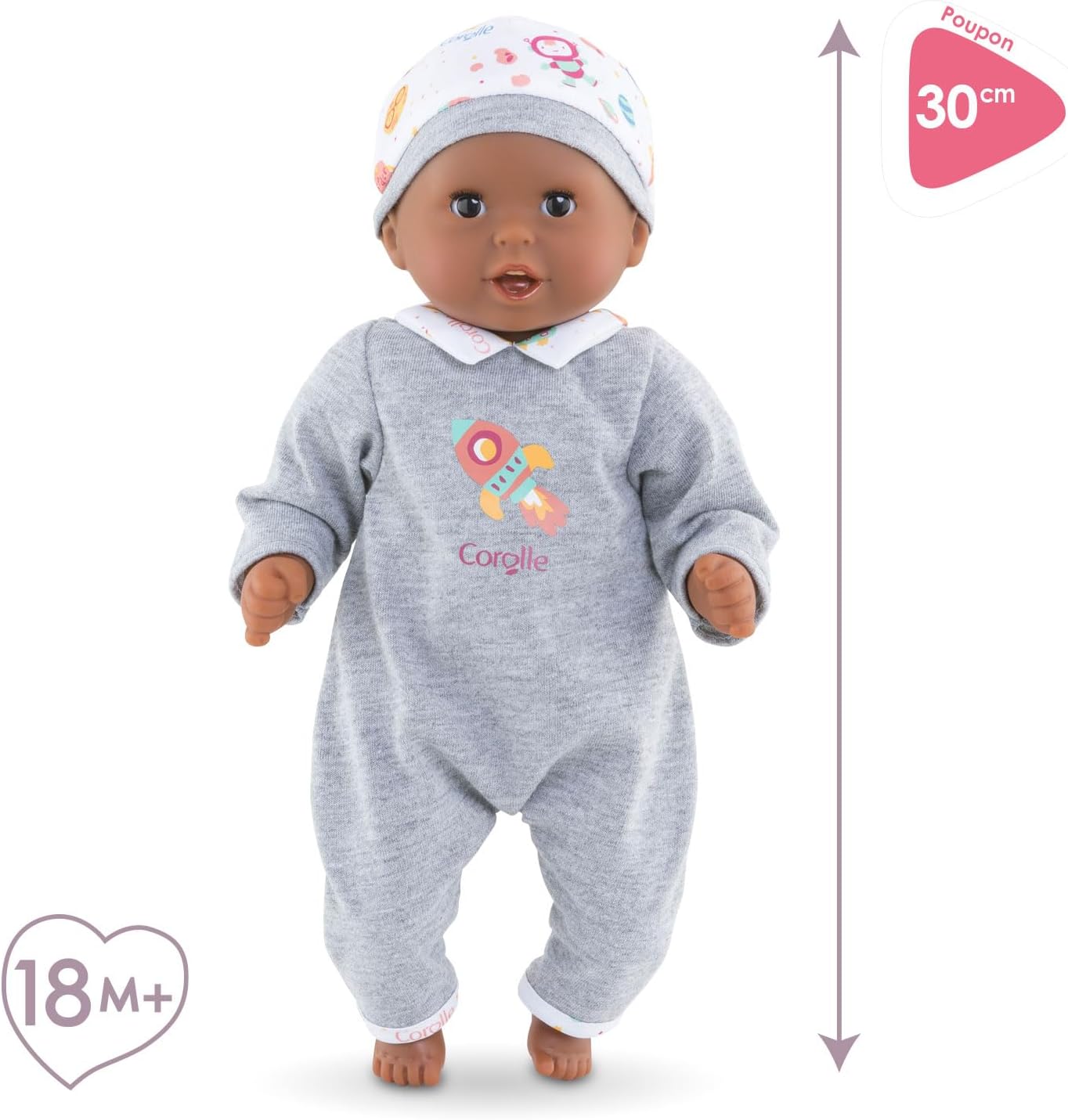 MUÑECA BEBÉ COROLLE BÉBÉ CALIN MARIUS 30 CM CON OJOS QUE CIERRAN Y AROMA A VAINILLA - 3
