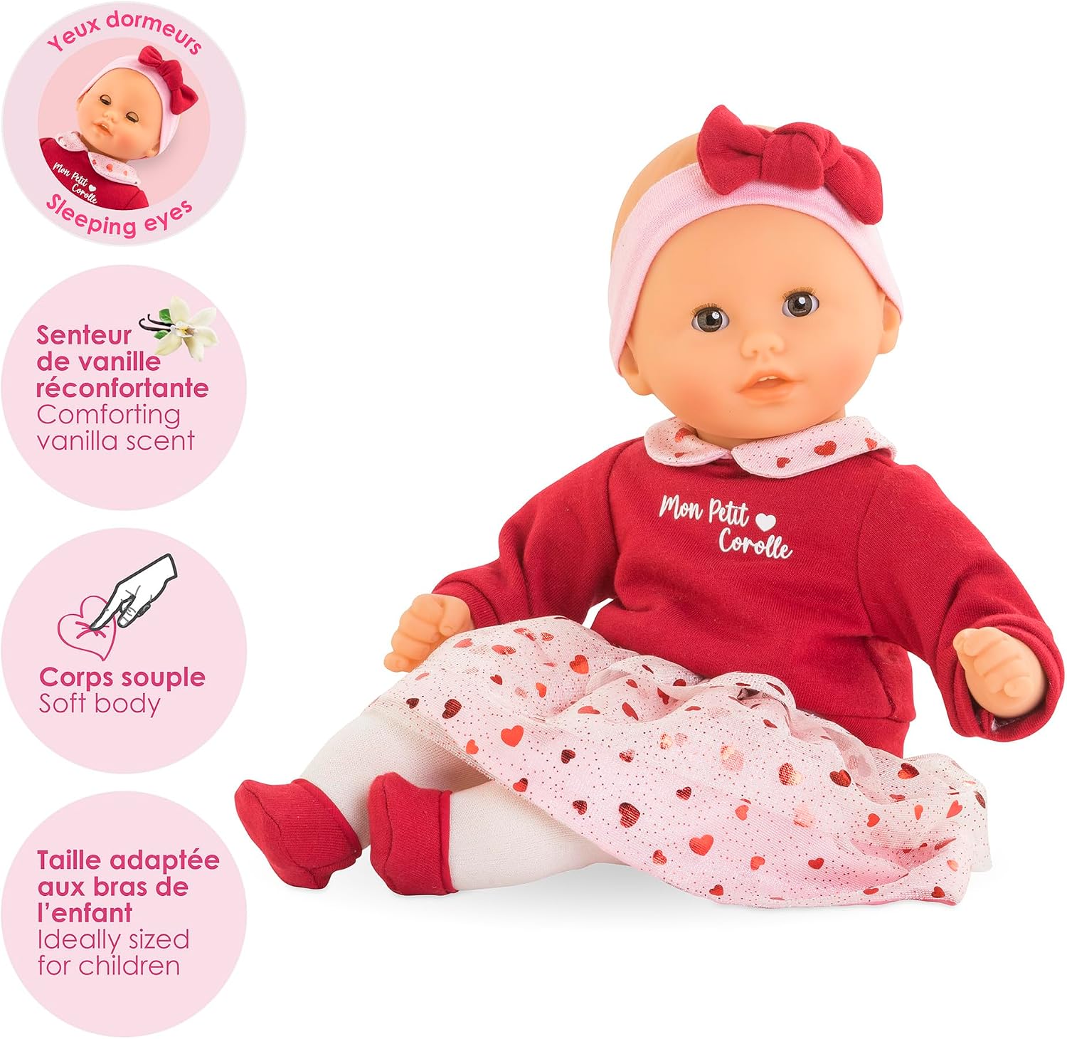 MUÑECA BEBÉ COROLLE MARGAUX PETALS 12 PULGADAS CON AROMA VAINILLA - 3