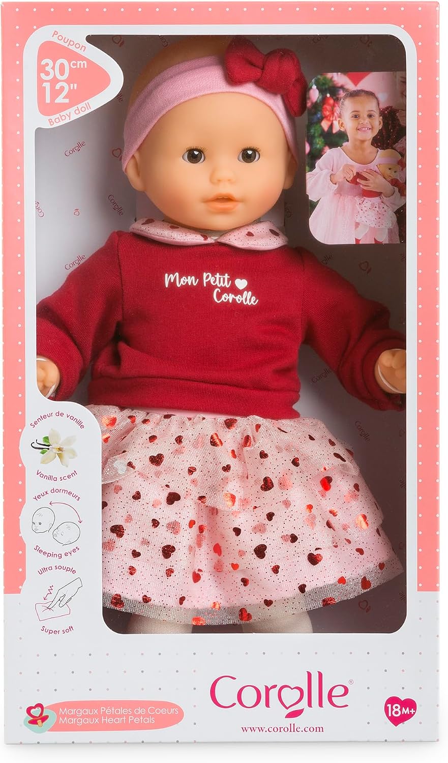 MUÑECA BEBÉ COROLLE MARGAUX PETALS 12 PULGADAS CON AROMA VAINILLA - 5