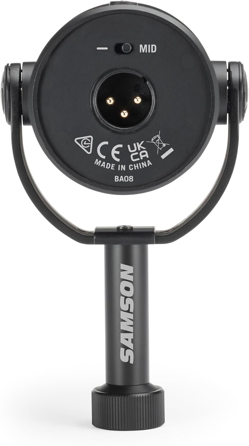 MICRÓFONO DINÁMICO SAMSON Q9X PARA BROADCAST - 3