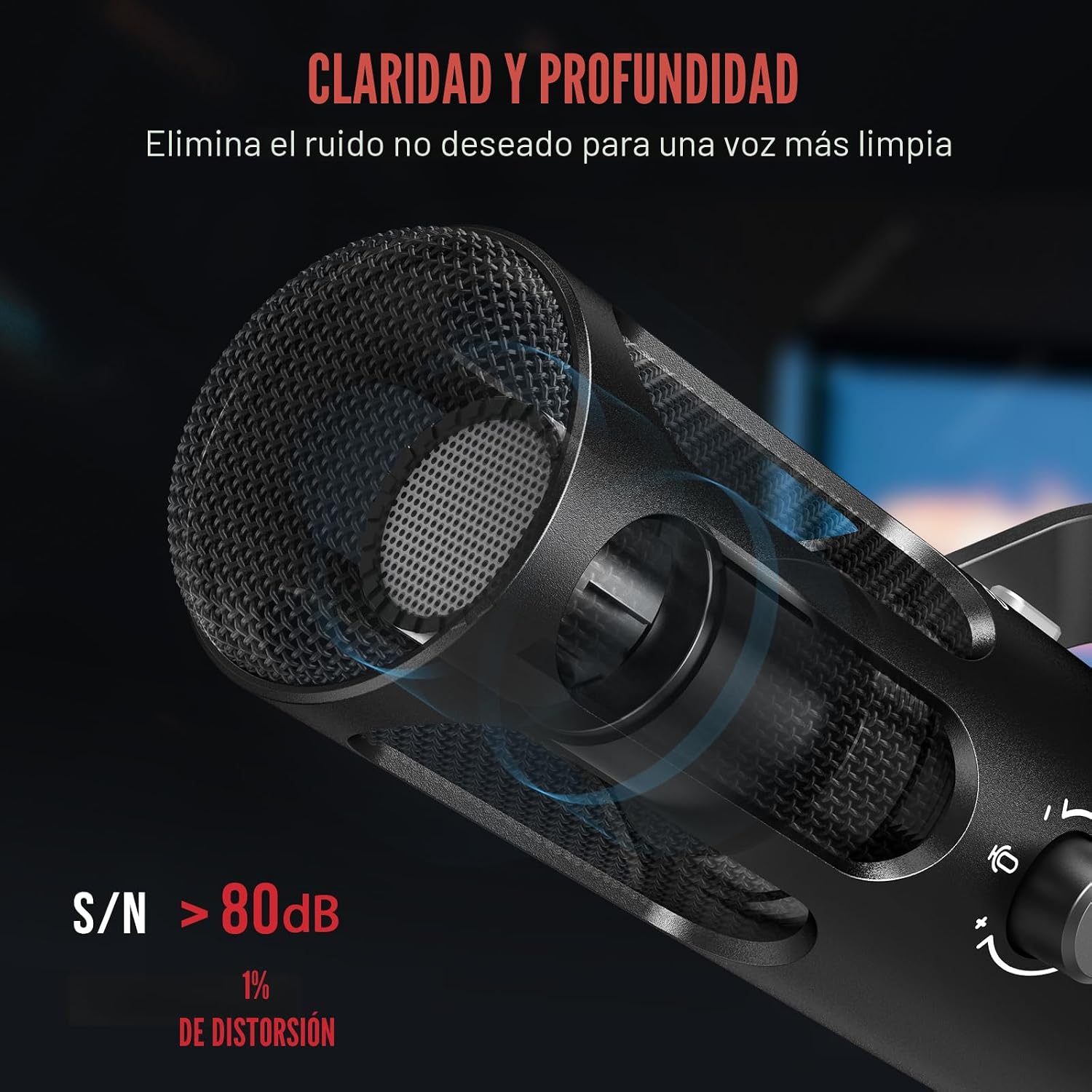 MICRÓFONO DINÁMICO FIFINE AMPLITANK TANK3 XLR/USB PARA PODCAST Y STREAMING - 3