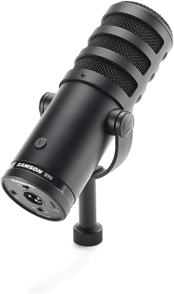 MICRÓFONO SAMSON Q9U XLR/USB DINÁMICO PARA BROADCAST - 3