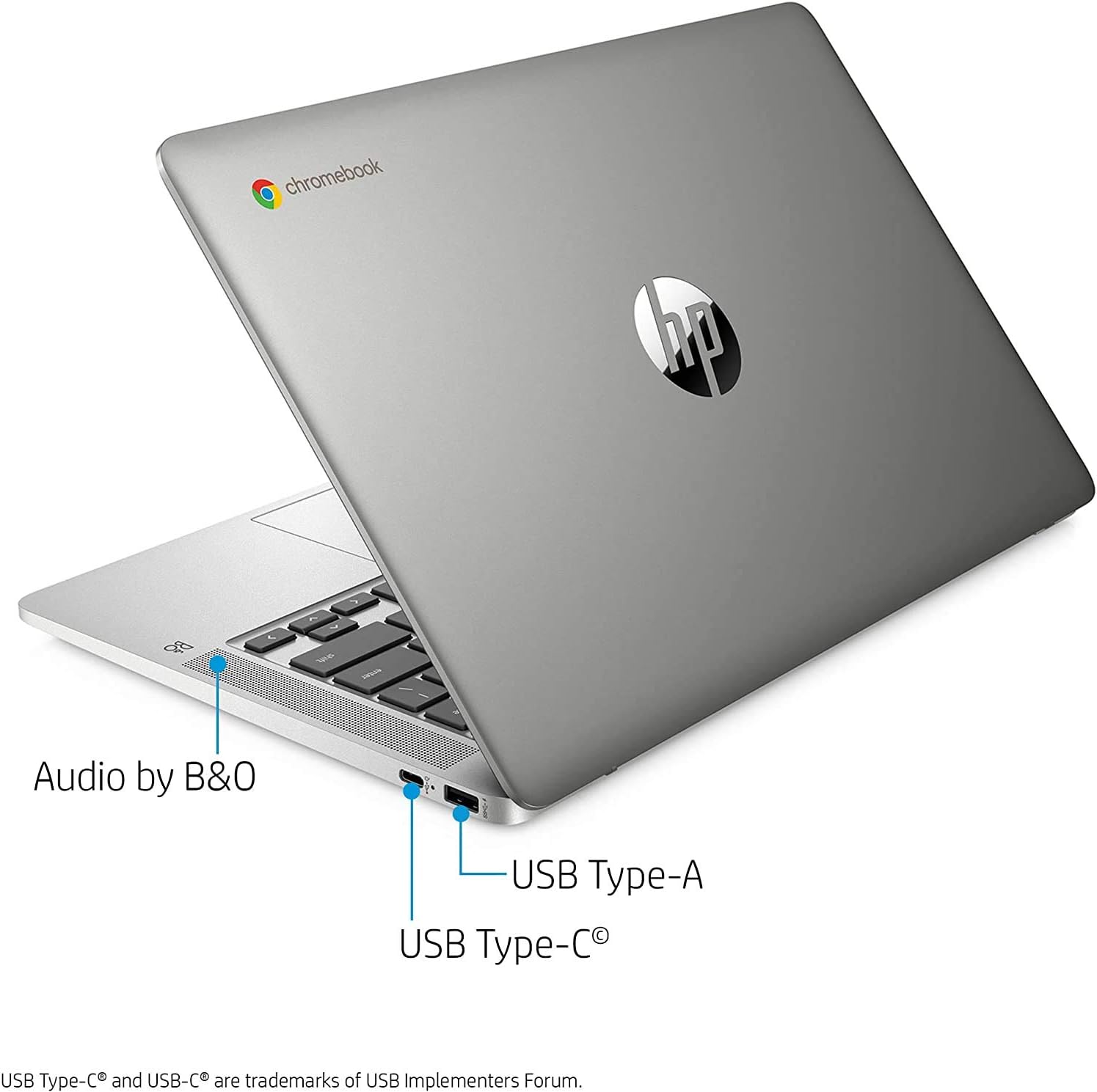 LAPTOP HP CHROMEBOOK 14 PULGADAS HD TOUCHSCREEN INTEL CELERON N4000 4GB RAM 32GB EMMC FOREST TEAL - 4