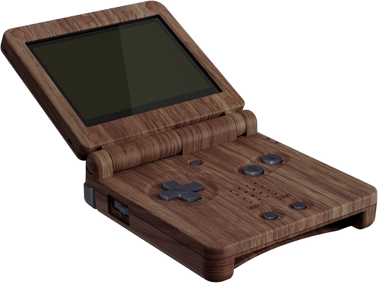 CARCASA DE REEMPLAZO EXTREMERATE WOOD GRAIN PARA GAMEBOY ADVANCE SP COMPATIBLE CON PANTALLA IPS - 2