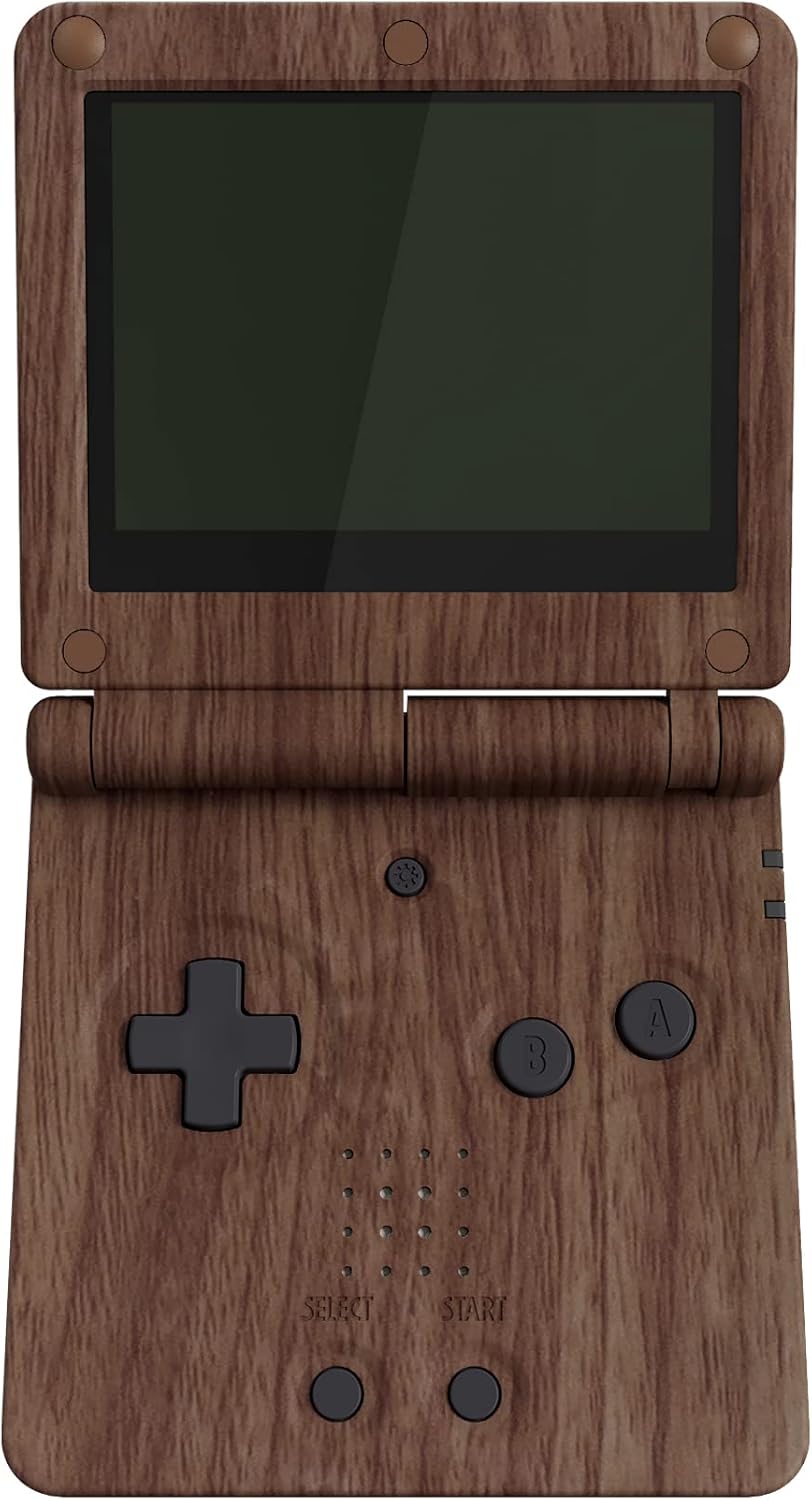 CARCASA DE REEMPLAZO EXTREMERATE WOOD GRAIN PARA GAMEBOY ADVANCE SP COMPATIBLE CON PANTALLA IPS - 4