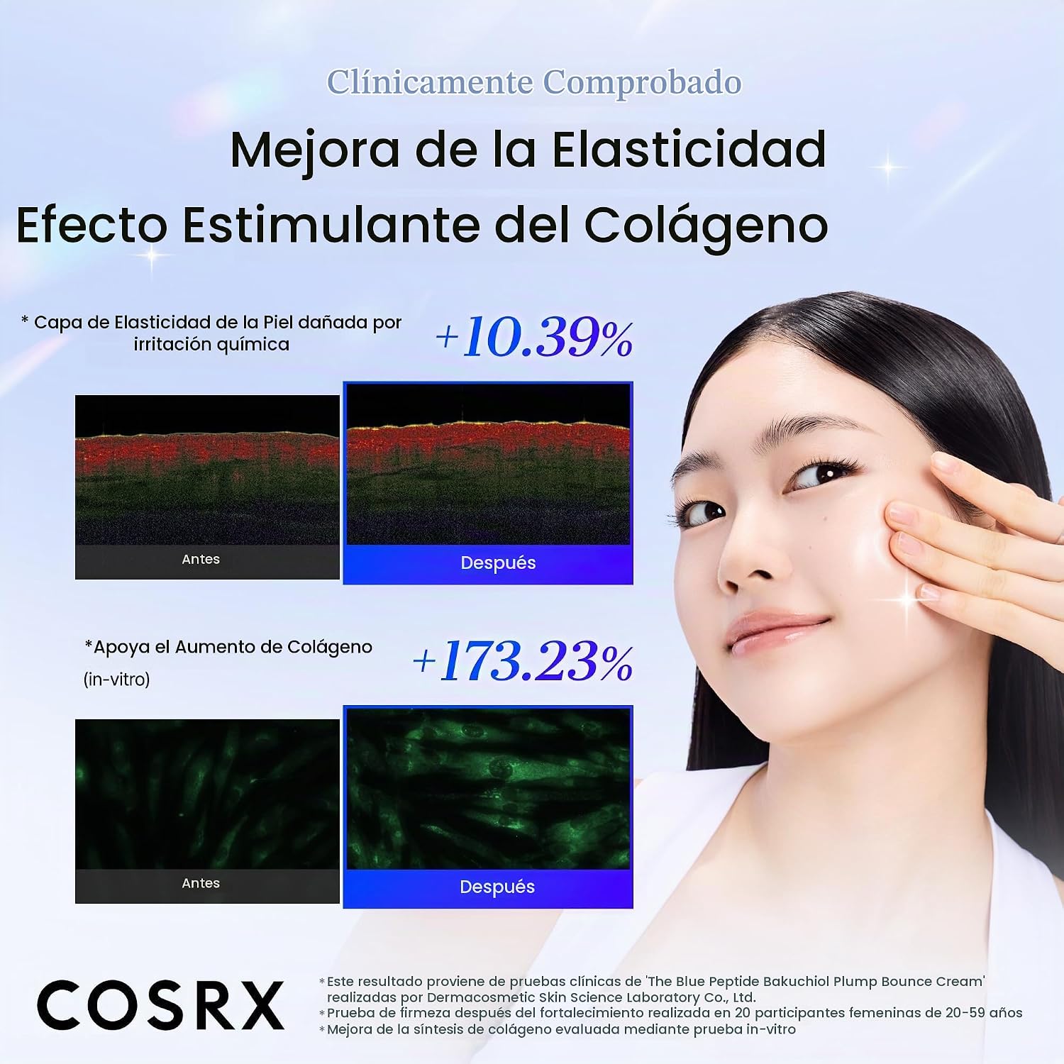 CREMA FACIAL COSRX THE BLUE COPPER PEPTIDE BAKUCHIOL ANTIEDAD 50 ML - 5