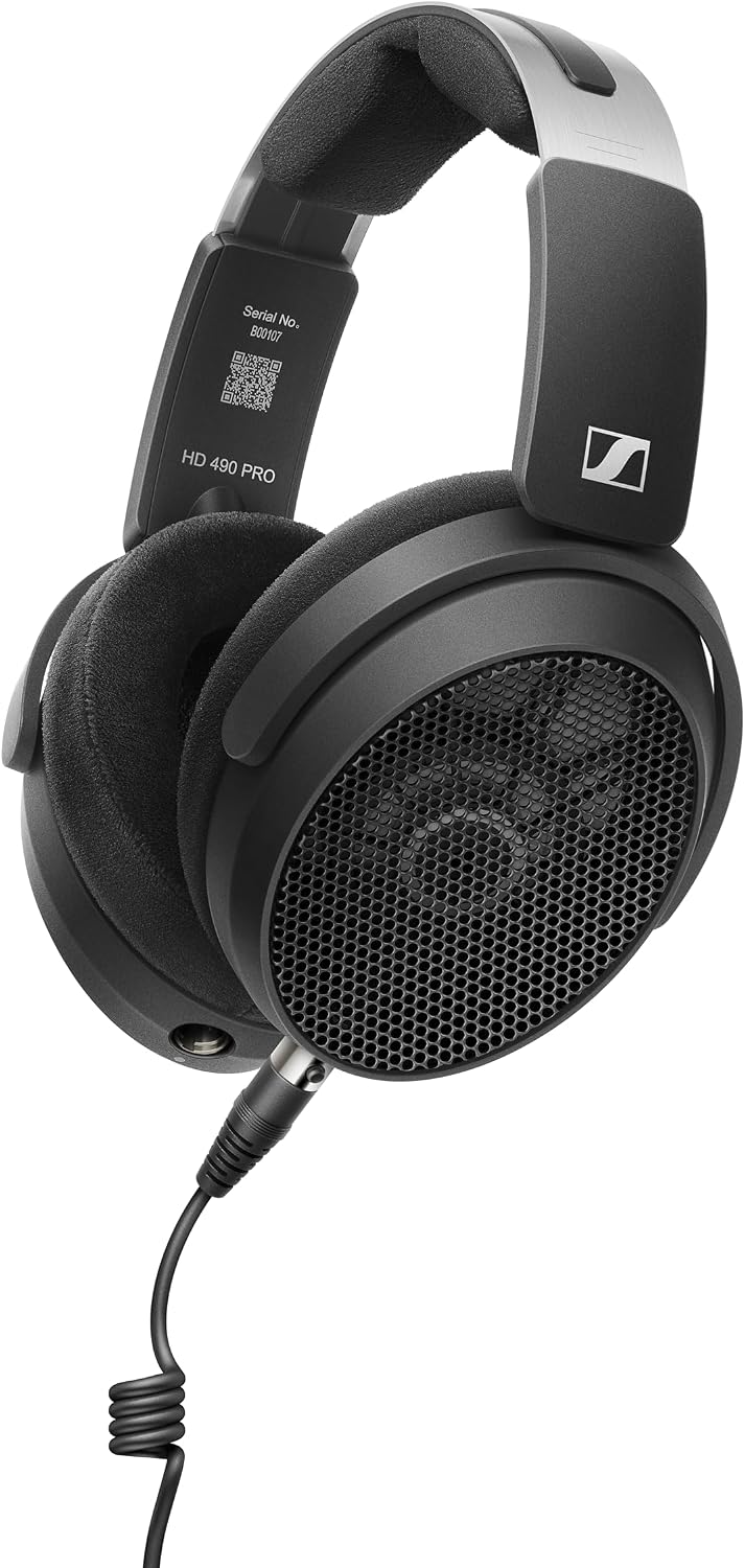 AUDÍFONOS SENNHEISER HD 490 PRO OVER-EAR PROFESIONALES DE ESPALDA ABIERTA - 1