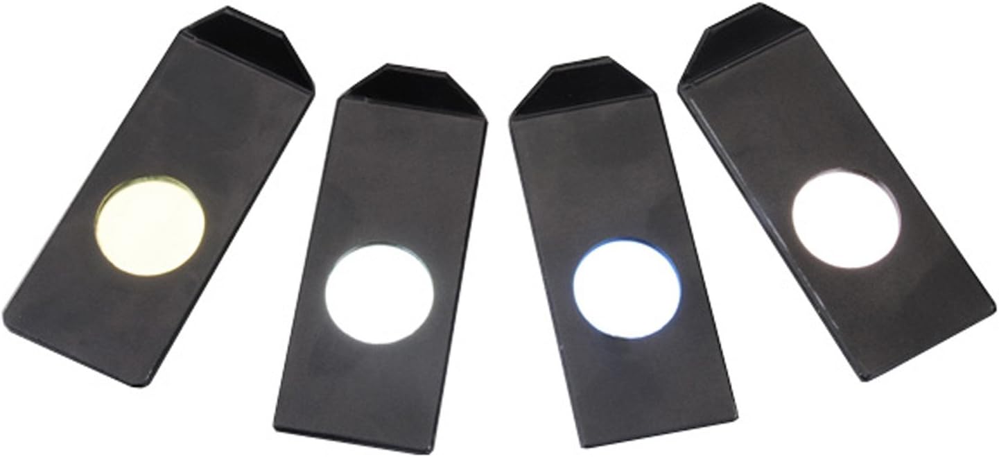 MICROSCOPIO FILTROS DE COLOR AMSCOPE CF-4 PARA ILUMINADORES DE FIBRA ÓPTICA - 1