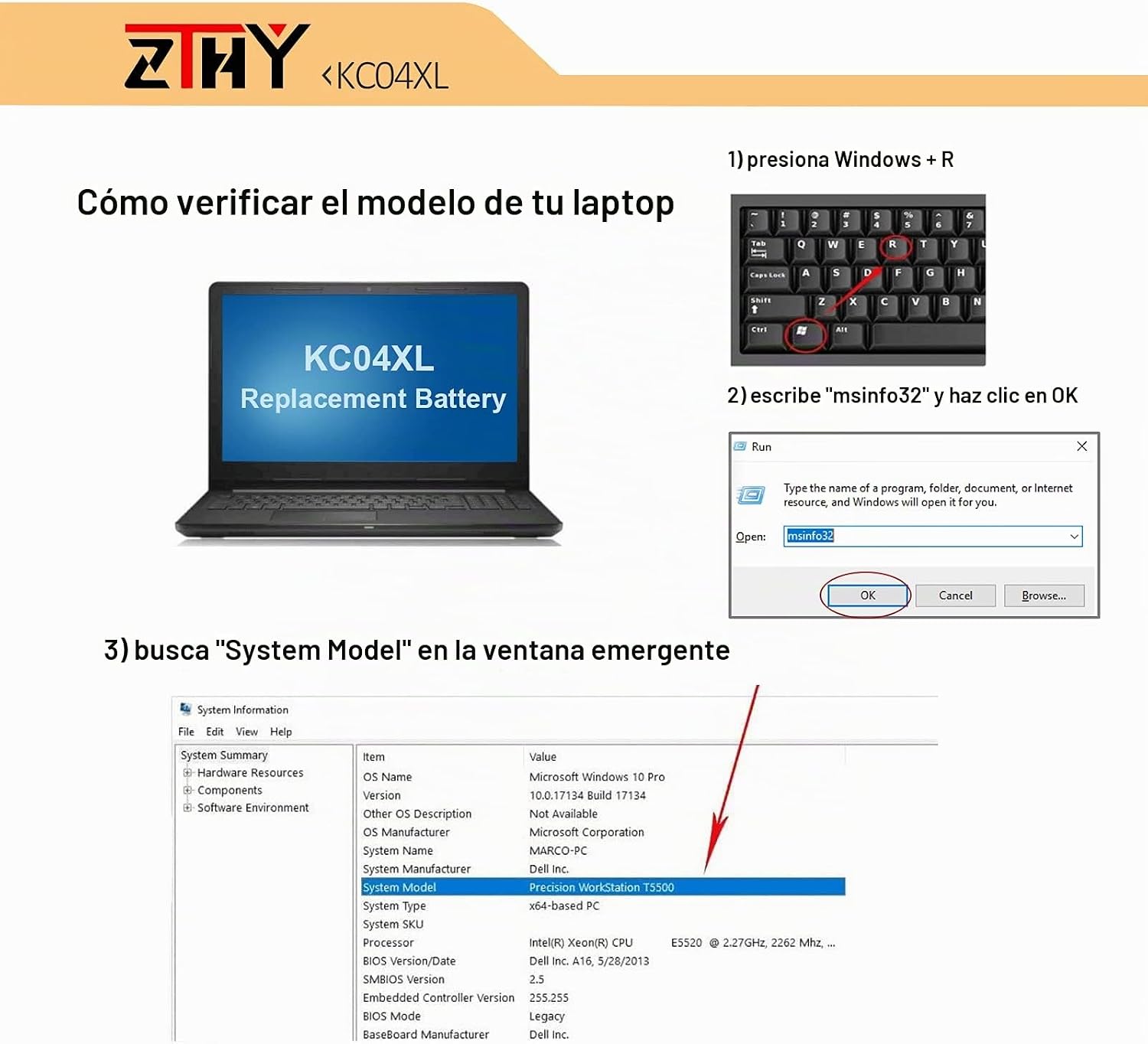 BATERÍA KC04XL PARA HP ENVY X360 13-AG 13-AH 13-AQ 13-AR - 2