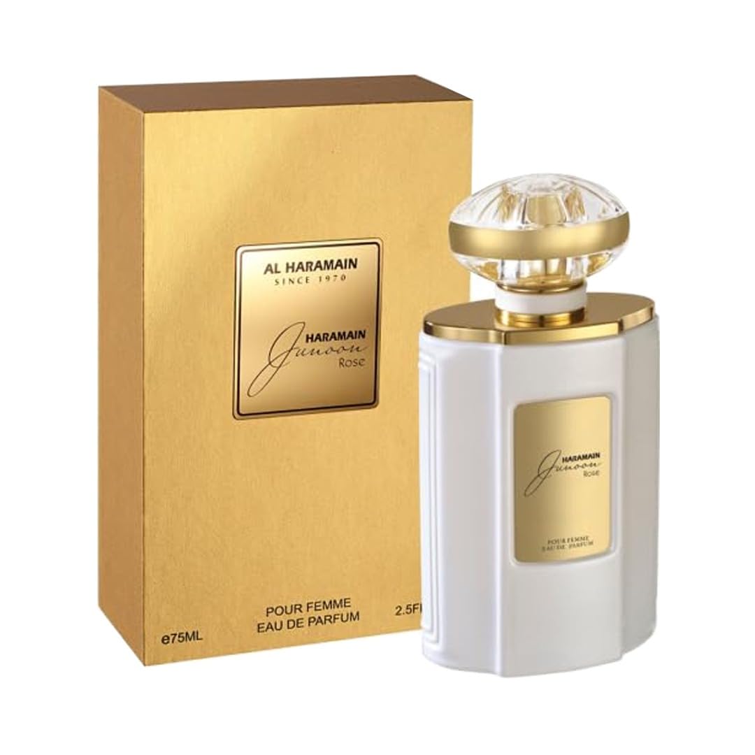 PERFUME AL HARAMAIN JUNOON ROSE EDP 75 ML MUJER - 1