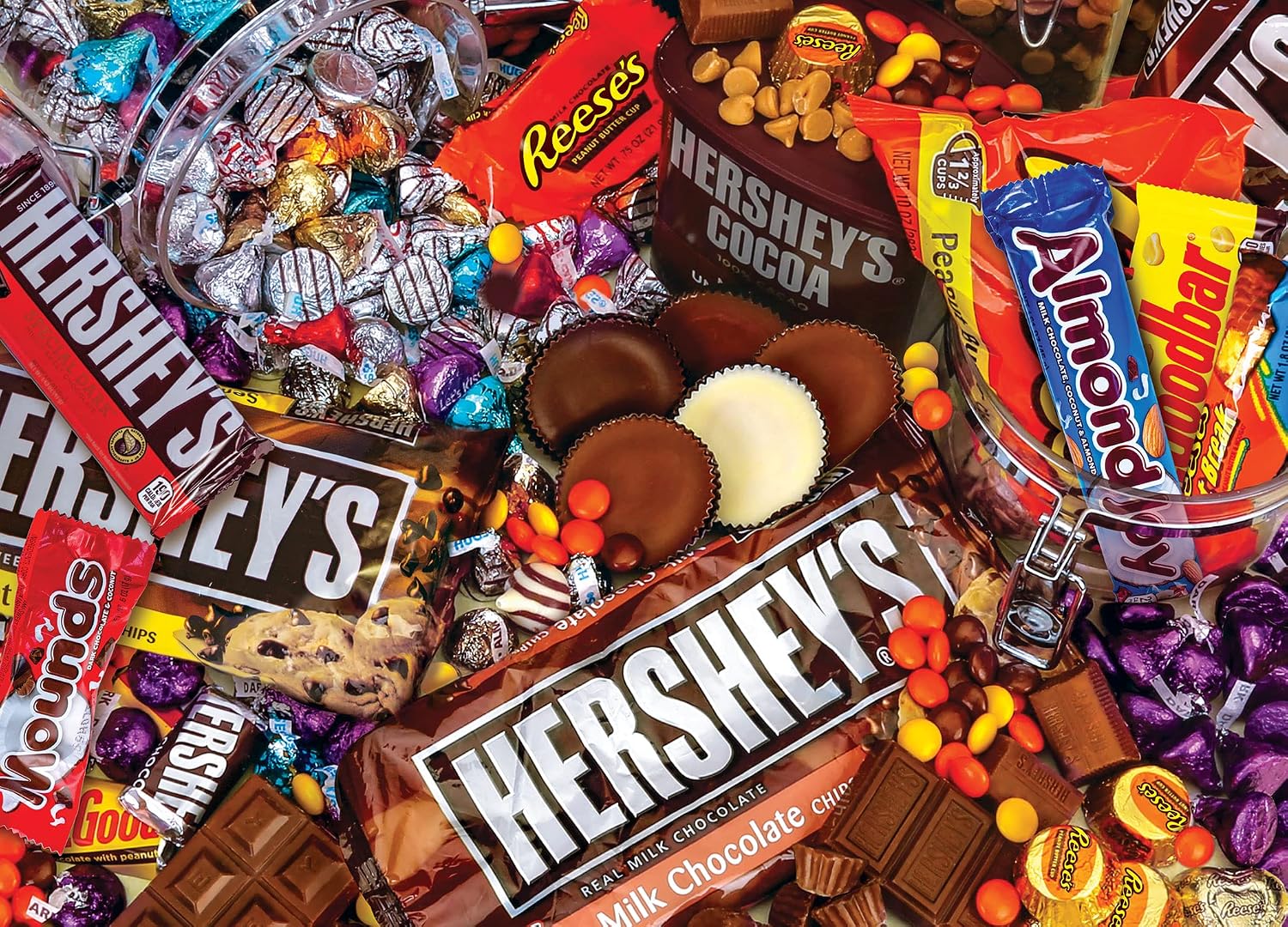 ROMPECABEZAS MASTERPIECES 1000 PIEZAS HERSHEY'S MAYHEM 19.25' X 26.75' - 2