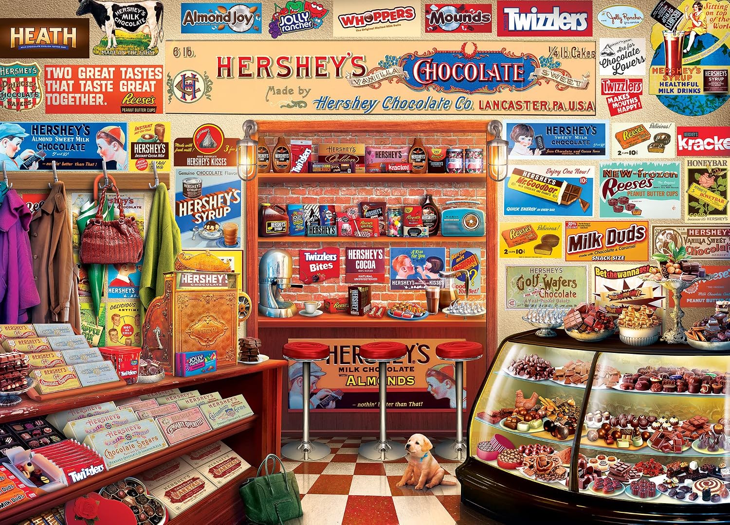 ROMPECABEZAS MASTERPIECES 1000 PIEZAS HERSHEY'S CANDY SHOP - 2