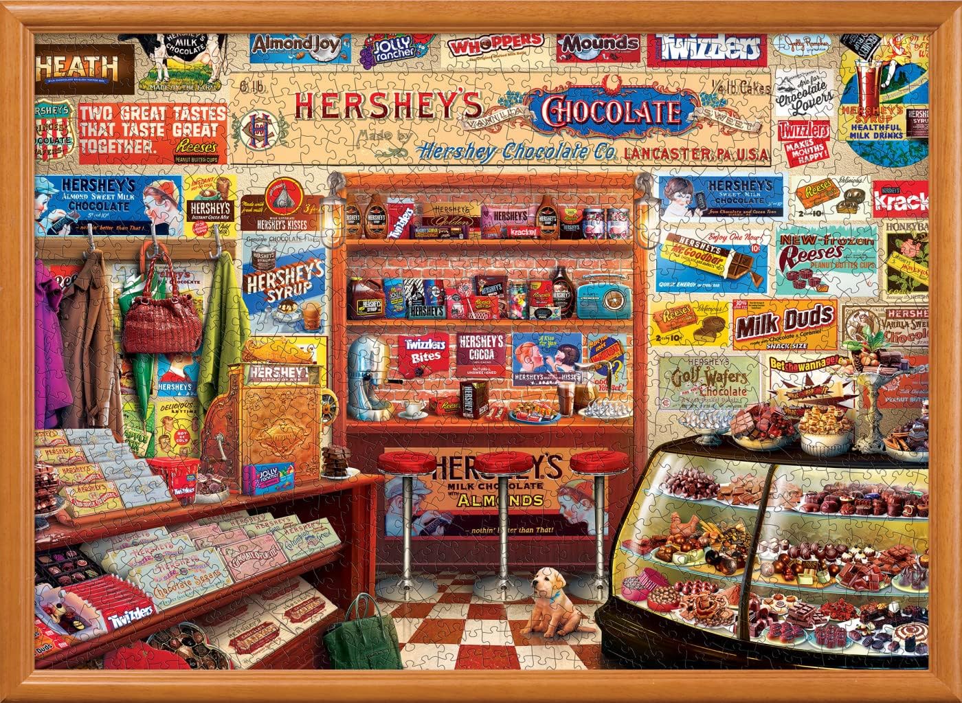 ROMPECABEZAS MASTERPIECES 1000 PIEZAS HERSHEY'S CANDY SHOP - 5