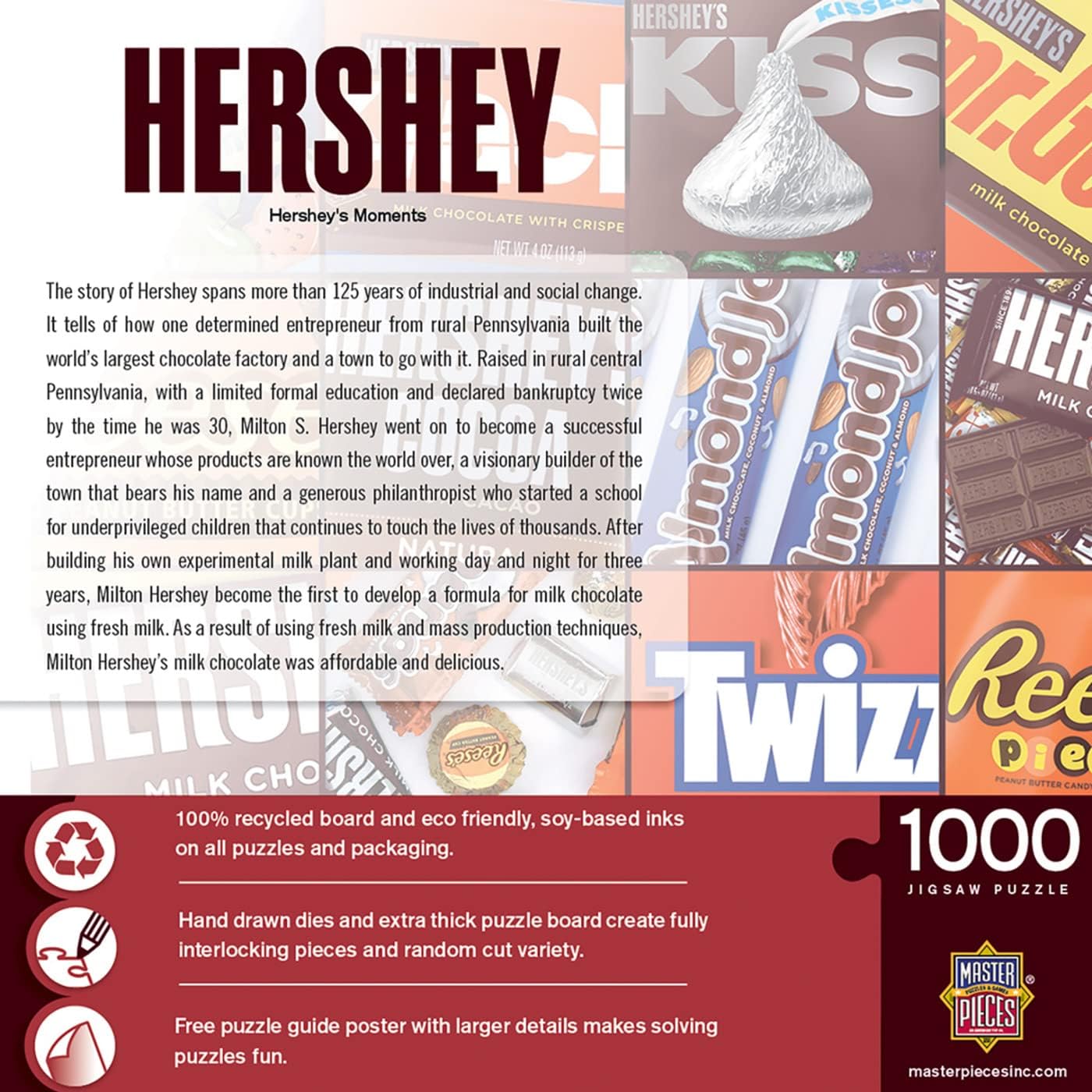 ROMPECABEZAS MASTERPIECES 1000 PIEZAS HERSHEY'S MOMENTS 19.25' X 26.75' - 3