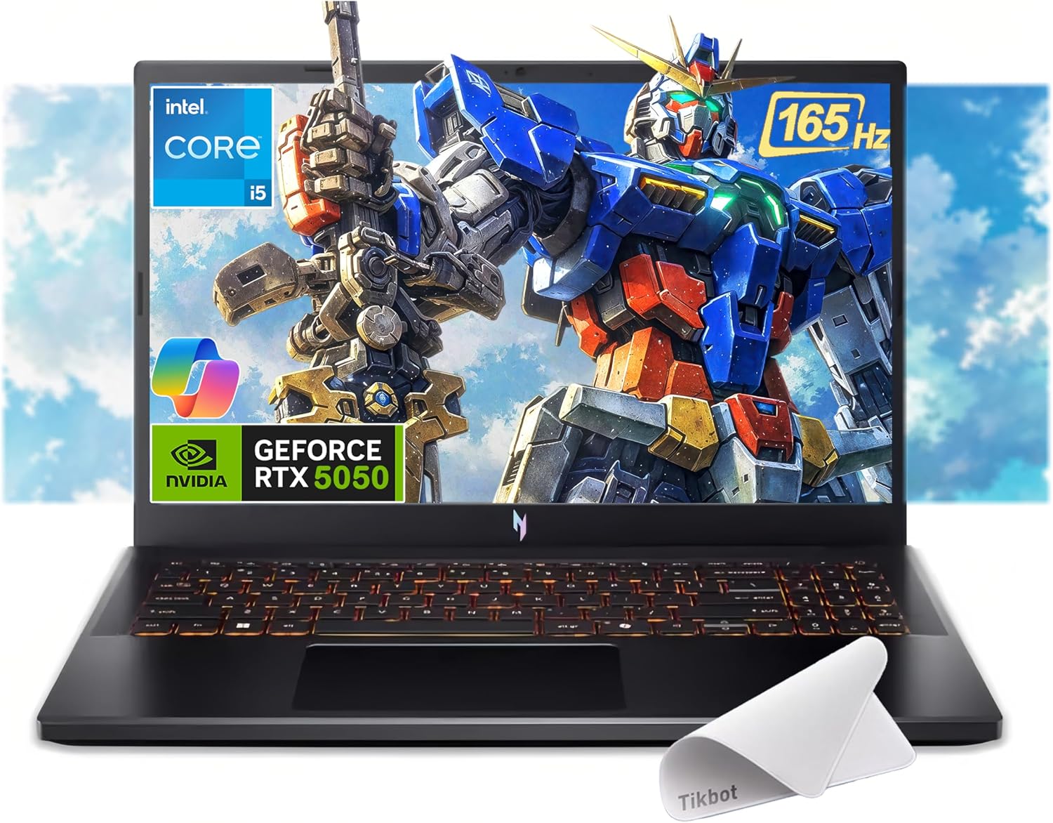 LAPTOP ACER NITRO V 15.6' FHD 165HZ INTEL CORE I5-13420H RTX 5050 32GB RAM 1TB SSD - 1