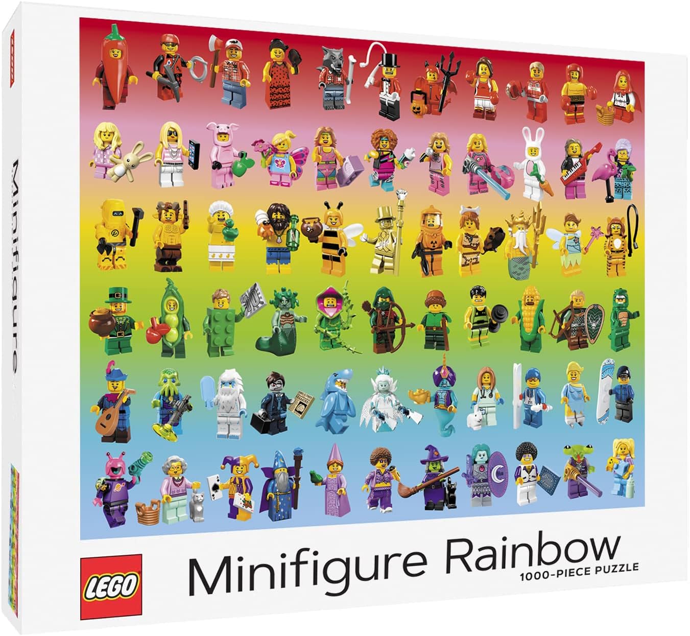 ROMPECABEZAS LEGO MINIFIGURE RAINBOW 1000 PIEZAS - 1