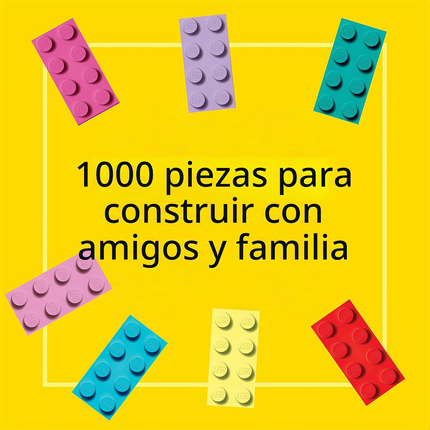 ROMPECABEZAS LEGO MINIFIGURE RAINBOW 1000 PIEZAS - 3