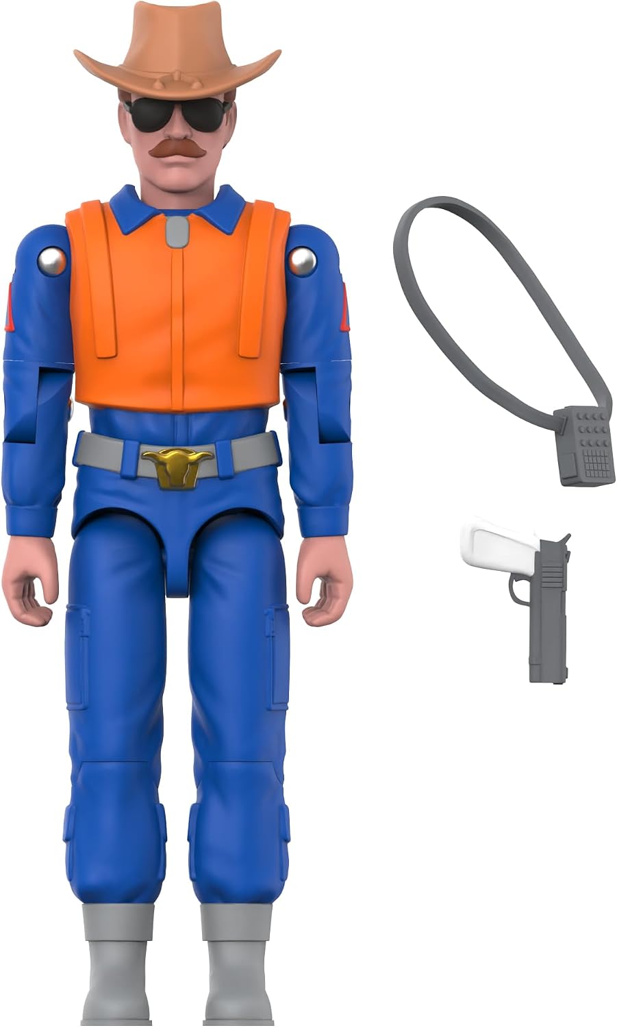 FIGURA DE ACCIÓN SUPER7 G.I. JOE REACTION+ WILD BILL ESCALA 3.75 PULGADAS - 2