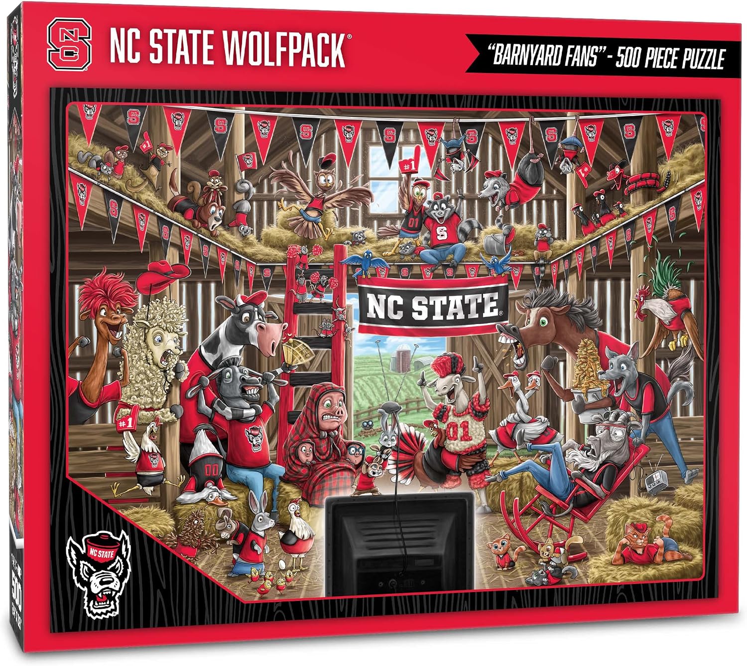 ROMPECABEZAS YOUTHEFAN NCAA BARNYARD FANS 500 PIEZAS - 1