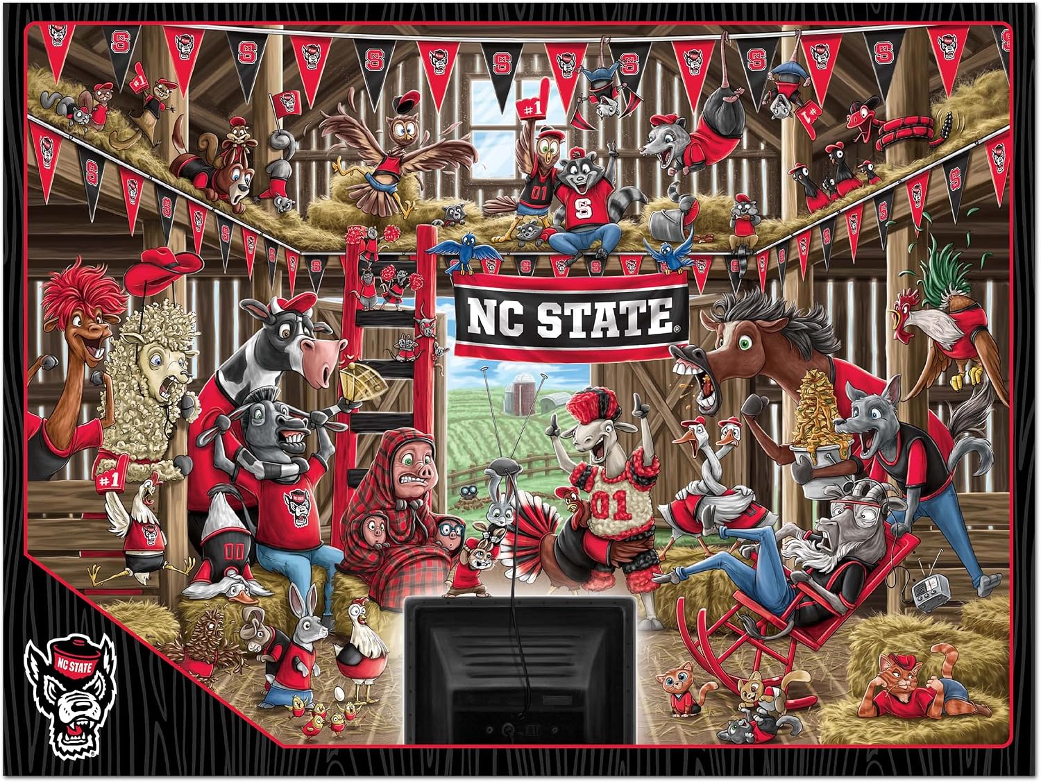 ROMPECABEZAS YOUTHEFAN NCAA BARNYARD FANS 500 PIEZAS - 3