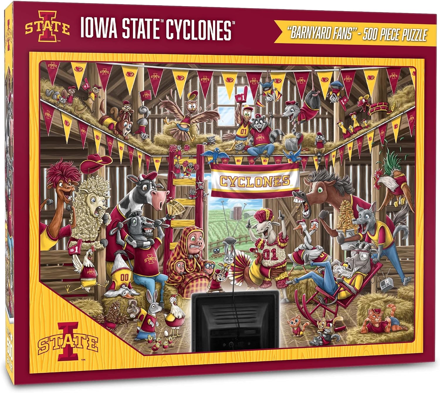 ROMPECABEZAS YOUTHEFAN NCAA BARNYARD FANS 500 PIEZAS - 1
