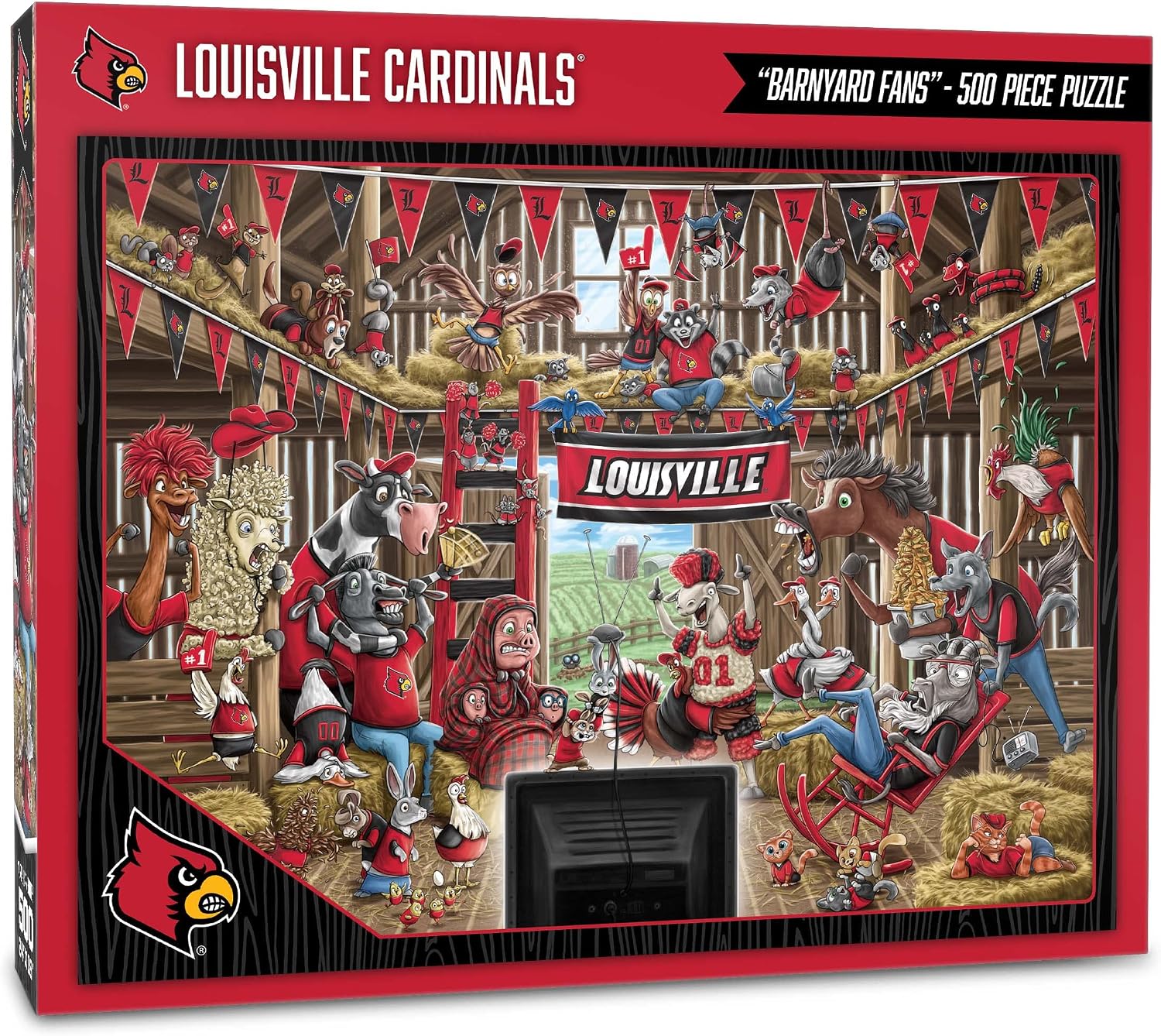 ROMPECABEZAS YOUTHEFAN NCAA BARNYARD FANS 500 PIEZAS - 1