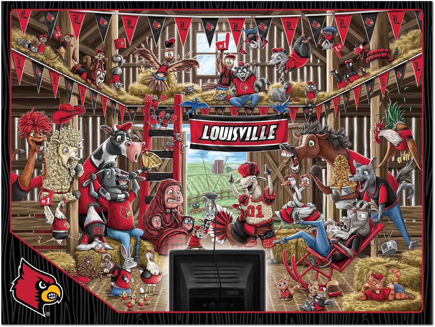 ROMPECABEZAS YOUTHEFAN NCAA BARNYARD FANS 500 PIEZAS - 3