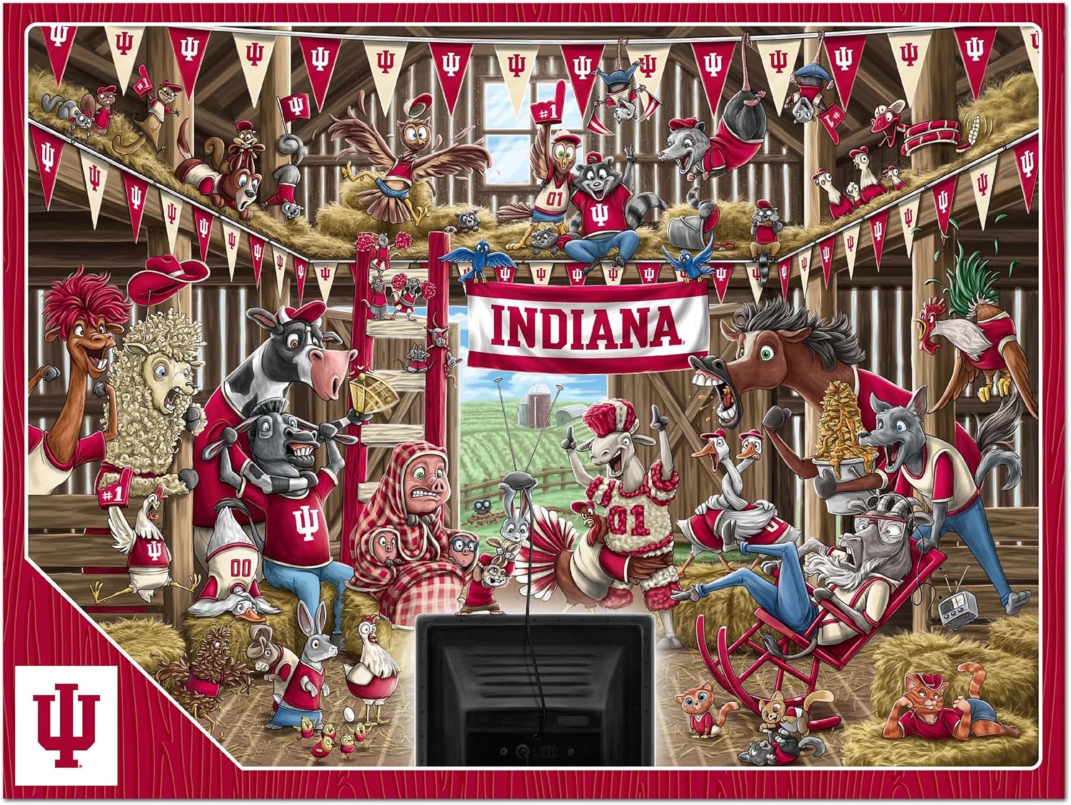 ROMPECABEZAS YOUTHEFAN NCAA BARNYARD FANS 500 PIEZAS - 3
