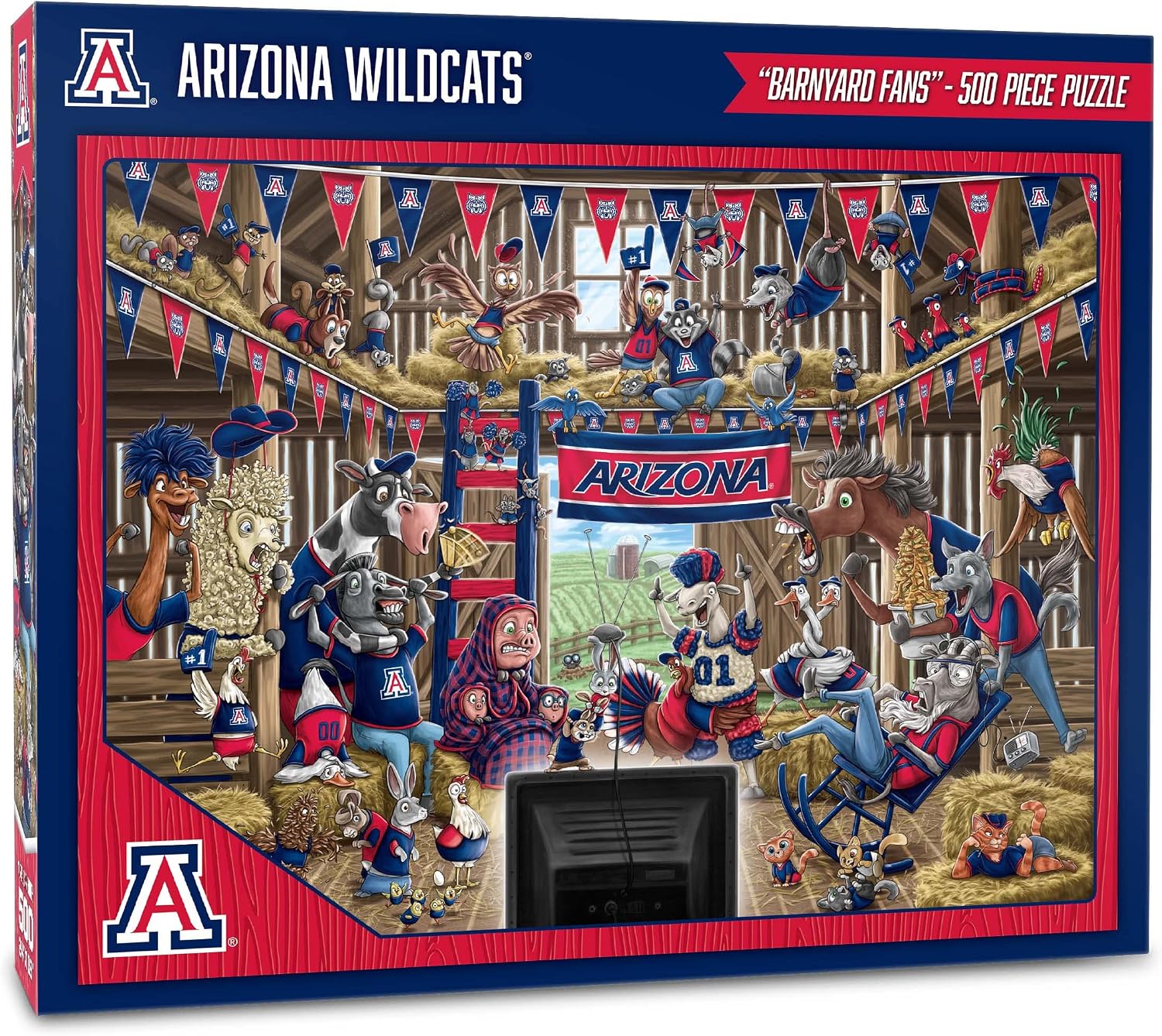 ROMPECABEZAS YOUTHEFAN NCAA BARNYARD FANS 500 PIEZAS - 1