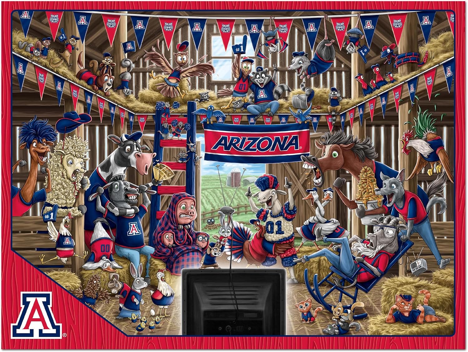 ROMPECABEZAS YOUTHEFAN NCAA BARNYARD FANS 500 PIEZAS - 3