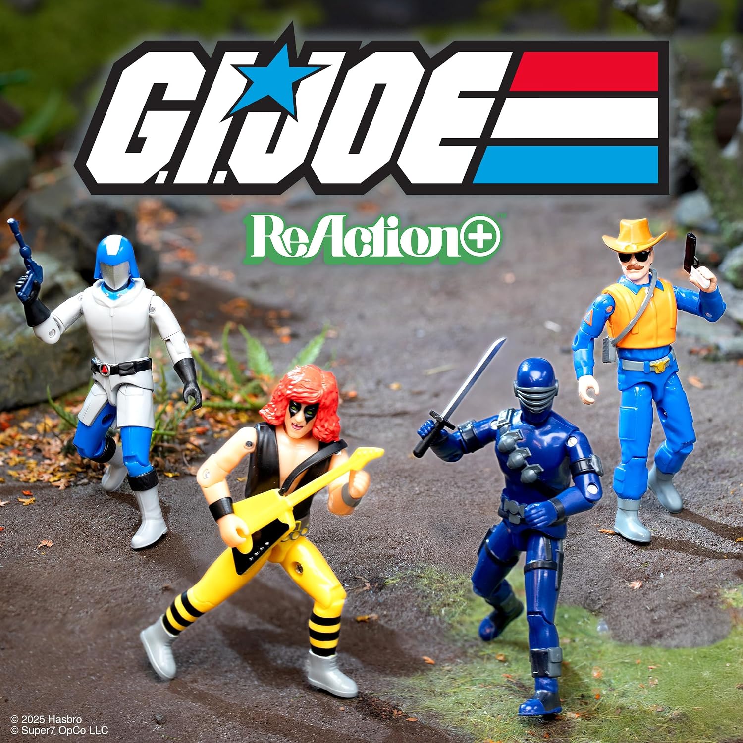 FIGURA DE ACCIÓN SUPER7 G.I. JOE REACTION+ ARCTIC COBRA COMMANDER ESCALA 3.75 PULGADAS - 5
