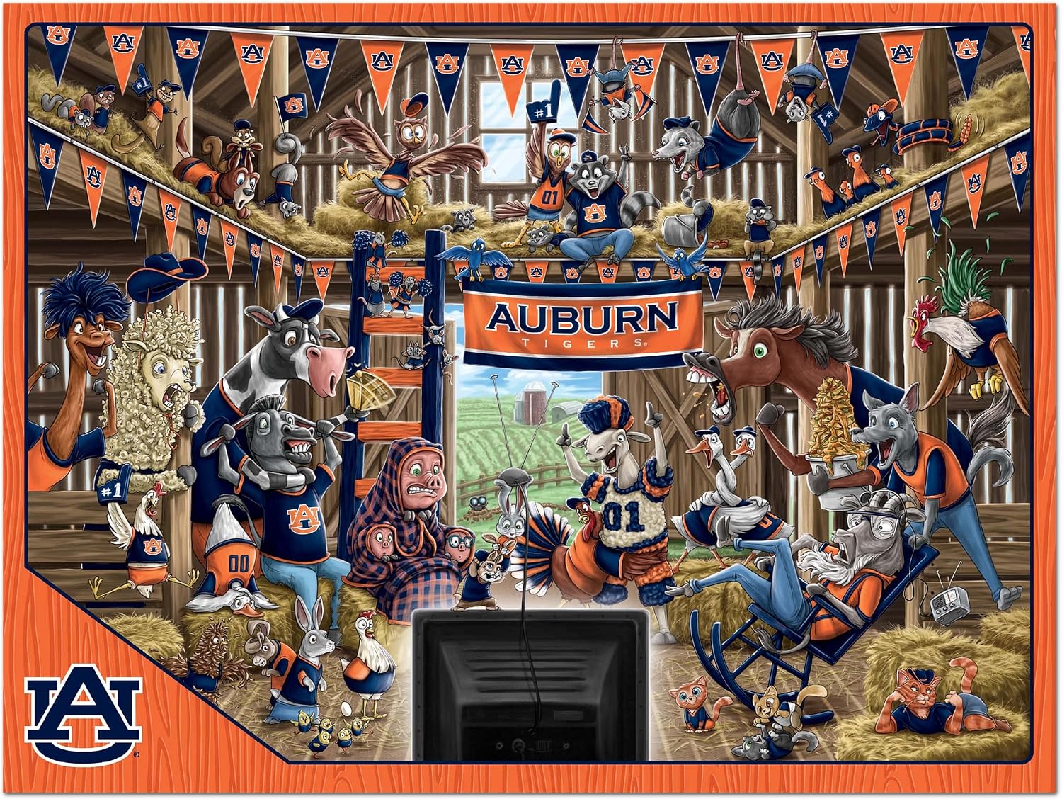 ROMPECABEZAS YOUTHEFAN NCAA BARNYARD FANS 500 PIEZAS - 3