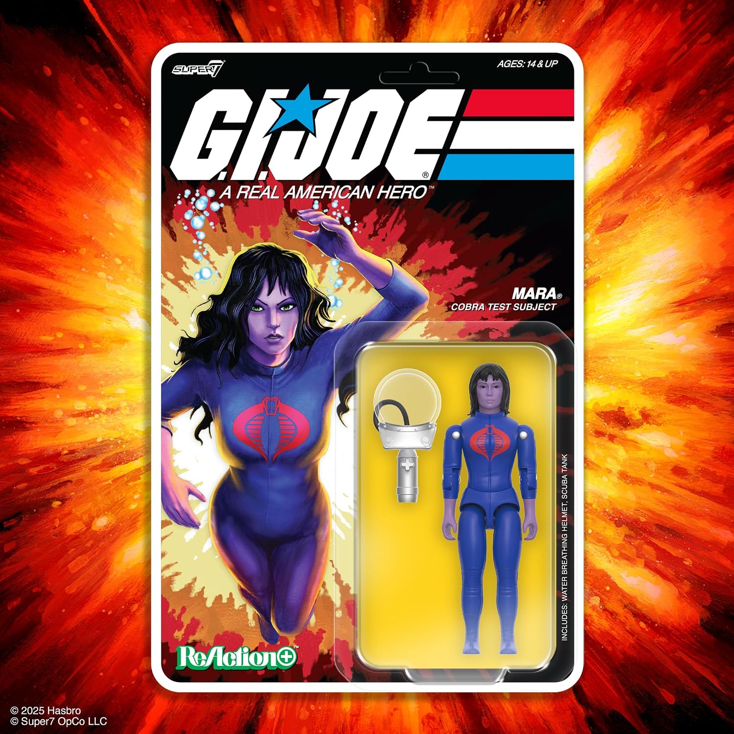 FIGURA DE ACCIÓN SUPER7 REACTION+ G.I. JOE MARA 3.75 PULGADAS - 2