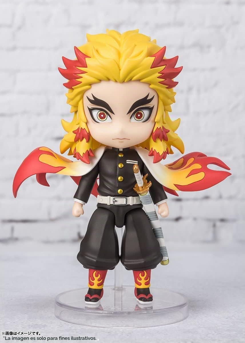 FIGURA COLECCIONABLE BANDAI DEMON SLAYER KYOJURO RENGOKU FIGUARTS MINI - 3
