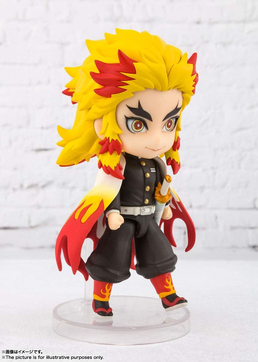 FIGURA COLECCIONABLE FIGUARTS MINI RENGOKU KYOJURO DEMON SLAYER - 4