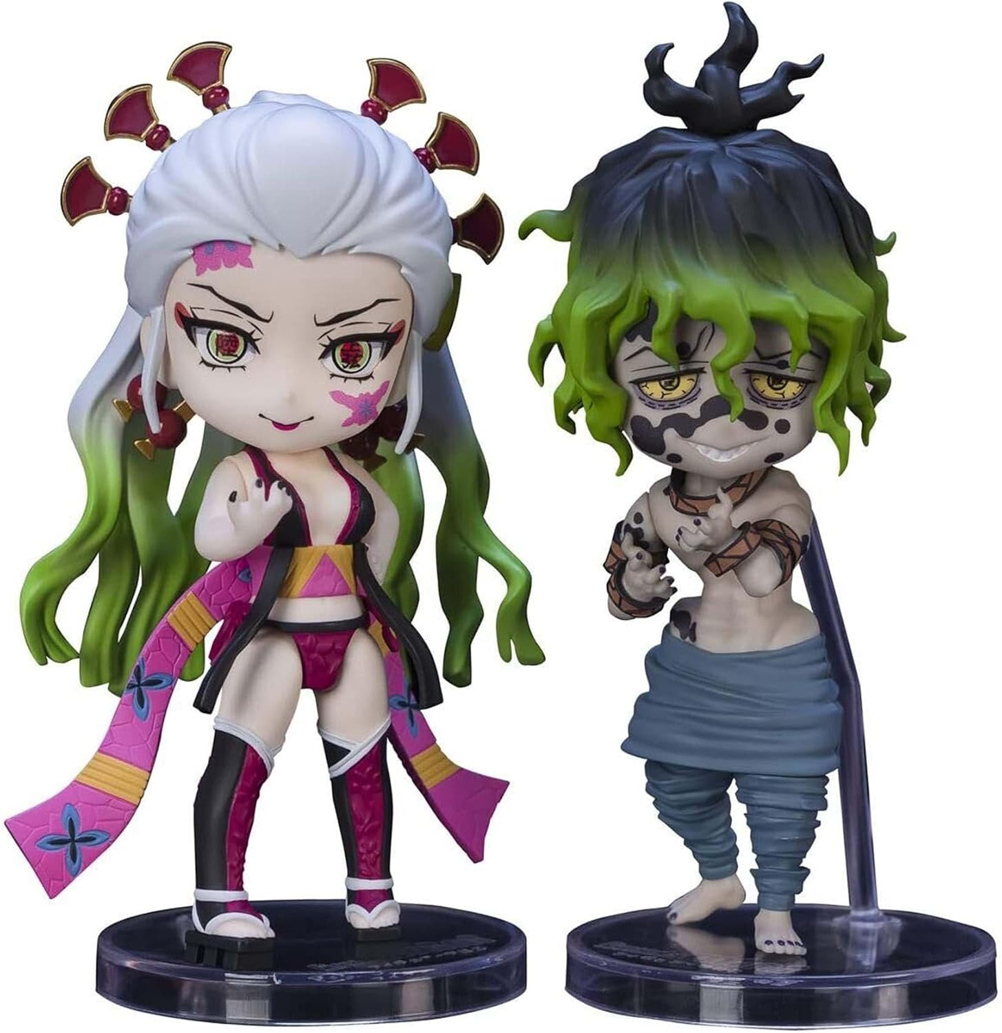 FIGURA DE ACCIÓN FIGUARTS MINI DEMON SLAYER DAKI Y GYUTARO - 1
