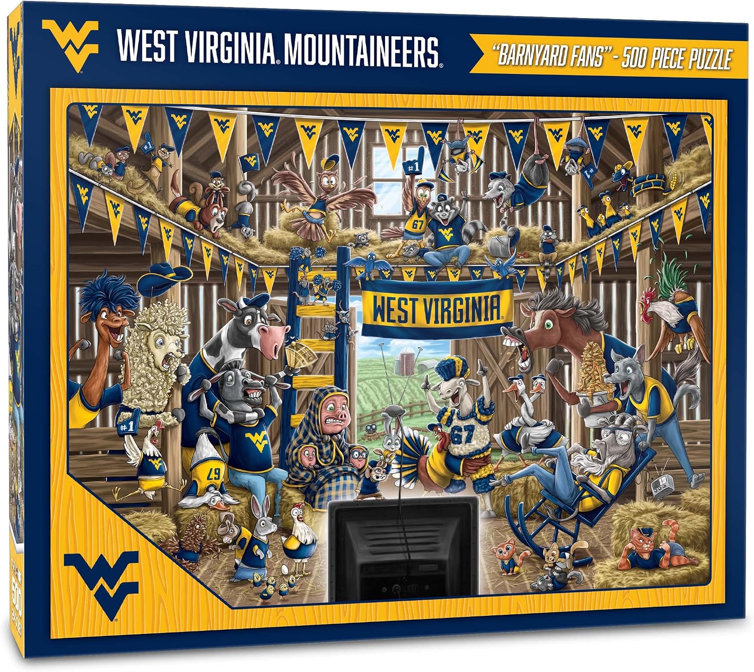 ROMPECABEZAS YOUTHEFAN NCAA BARNYARD FANS 500 PIEZAS - 1